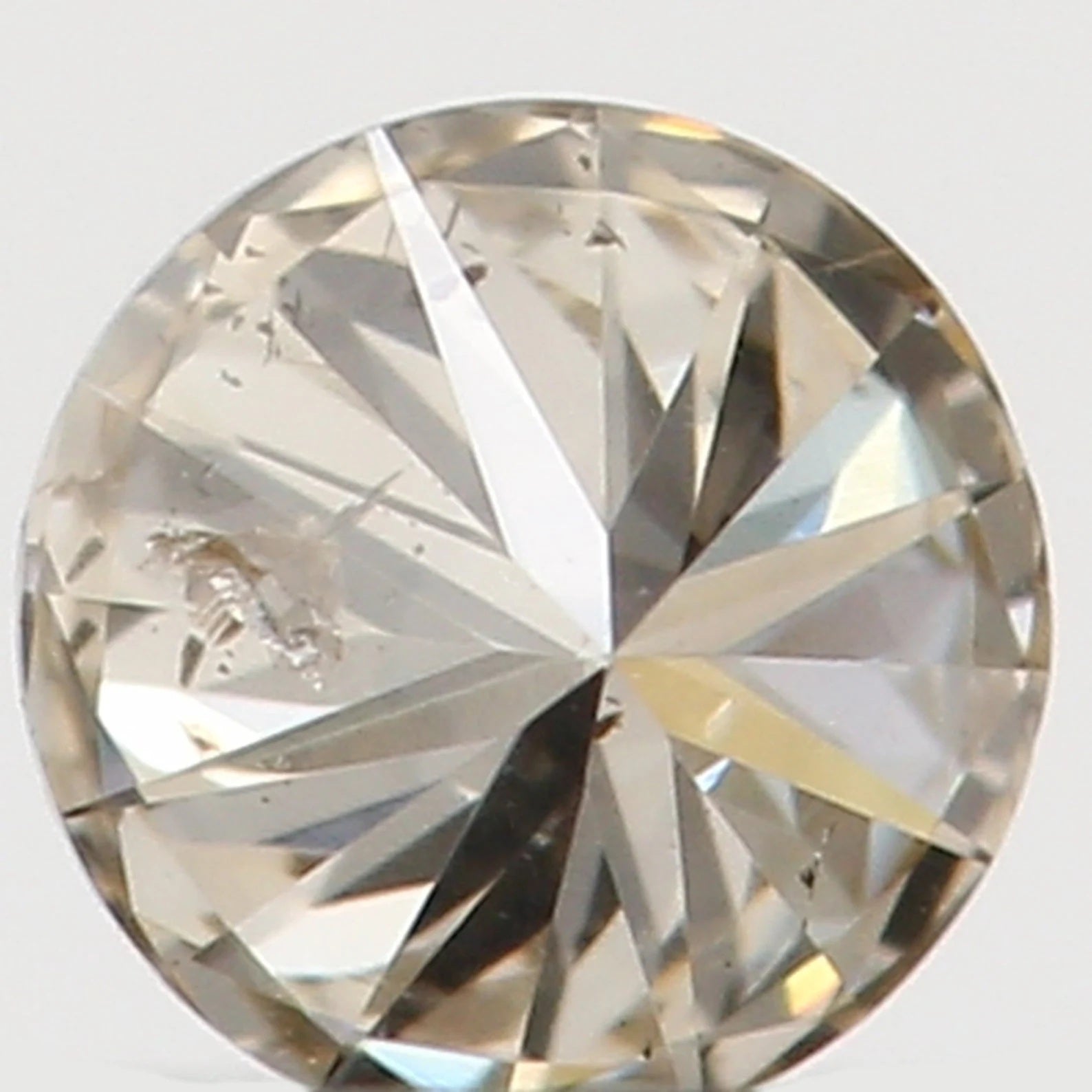 0.08 Ct Natural Loose Round Shape Diamond Brown Color Round Cut Diamond 2.80 MM Natural Loose Diamond Round Brilliant Cut Diamond N7823
