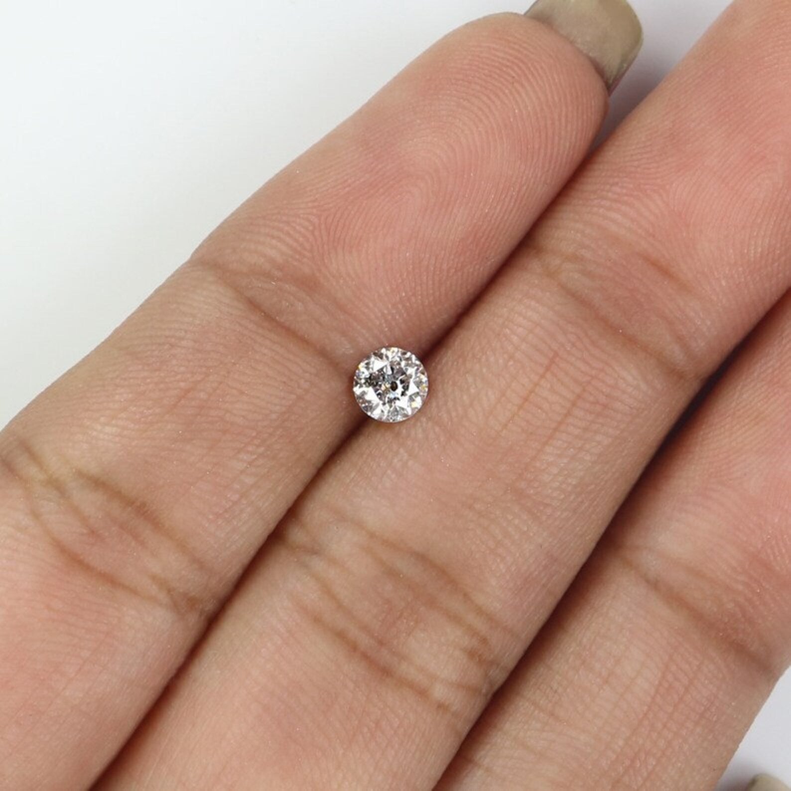 0.27 CT Natural Loose Round Shape Diamond Grey White Color Round Diamond 4.00 MM Natural Loose Diamond Round Brilliant Cut Diamond NQ7710