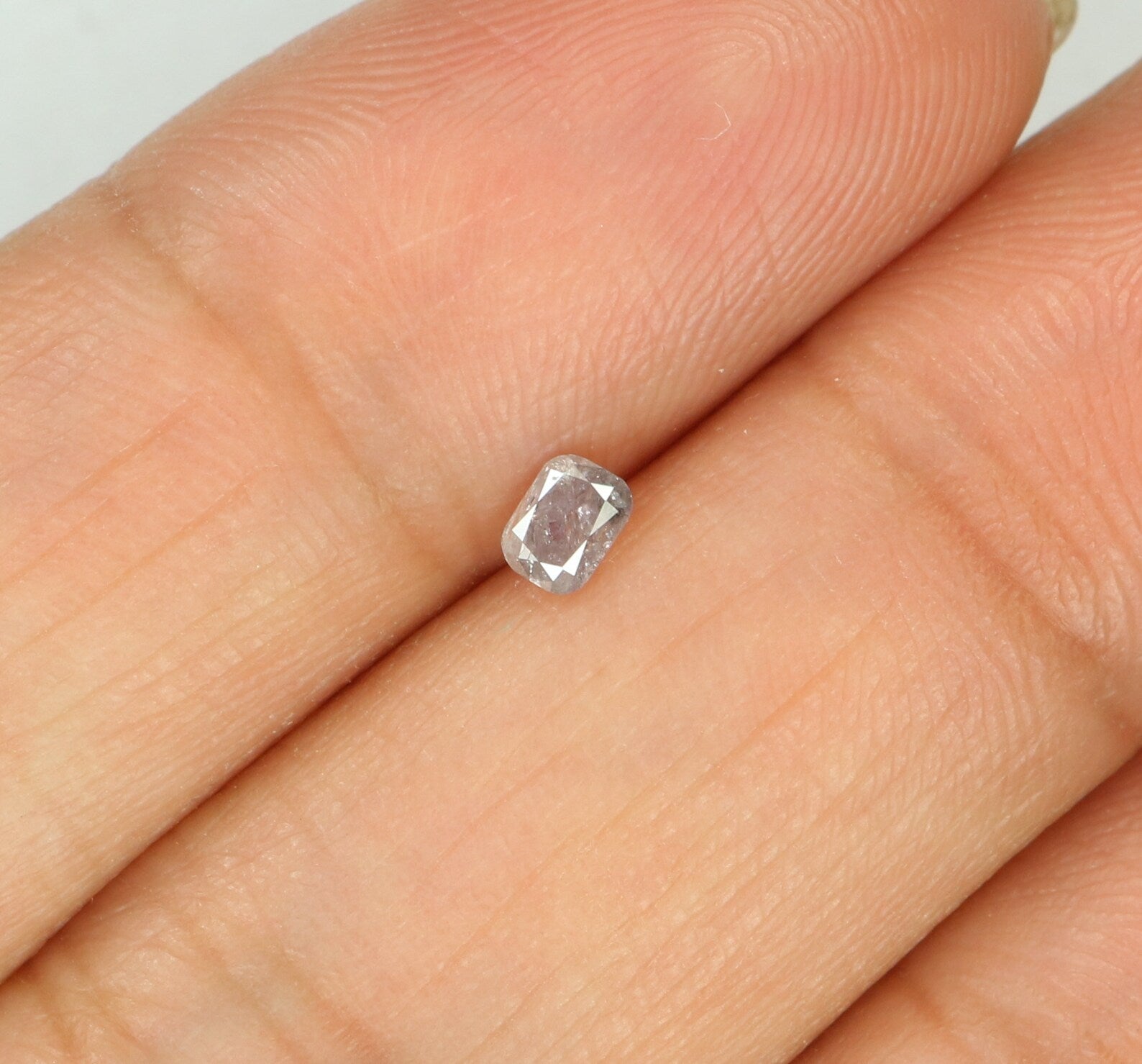 0.17 Ct Natural Loose Diamond Cushion Pink Color I3 Clarity 3.65 MM N8255
