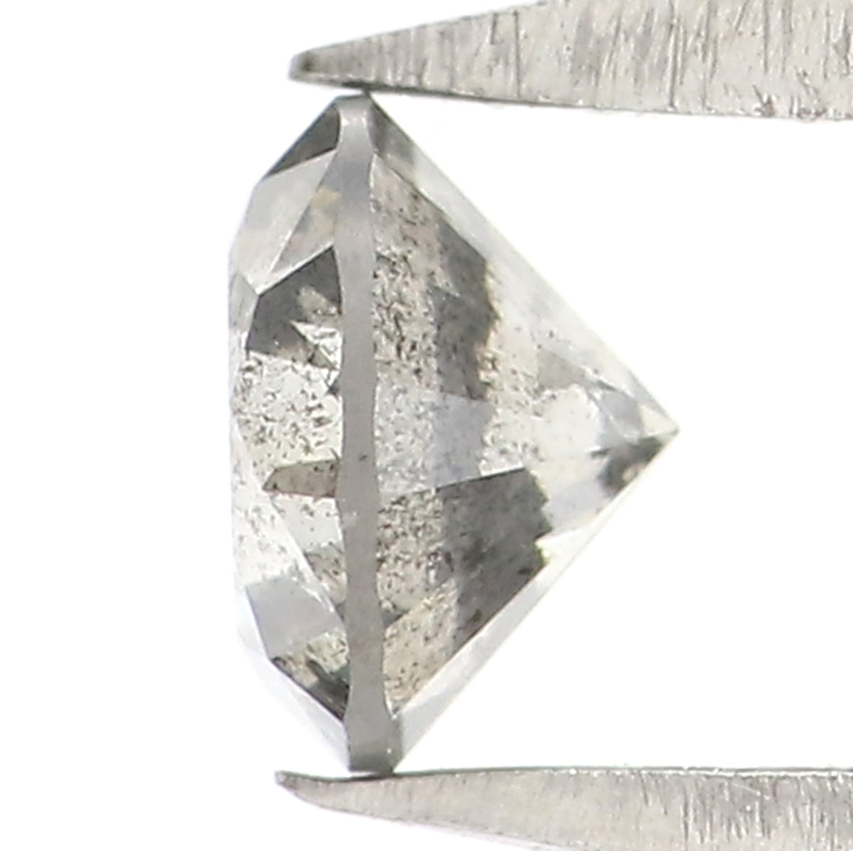 Natural Loose Round Diamond, Salt And Pepper Round Diamond, Natural Loose Diamond, Round Brilliant Cut Diamond, 0.36 CT Round Shape KR2654