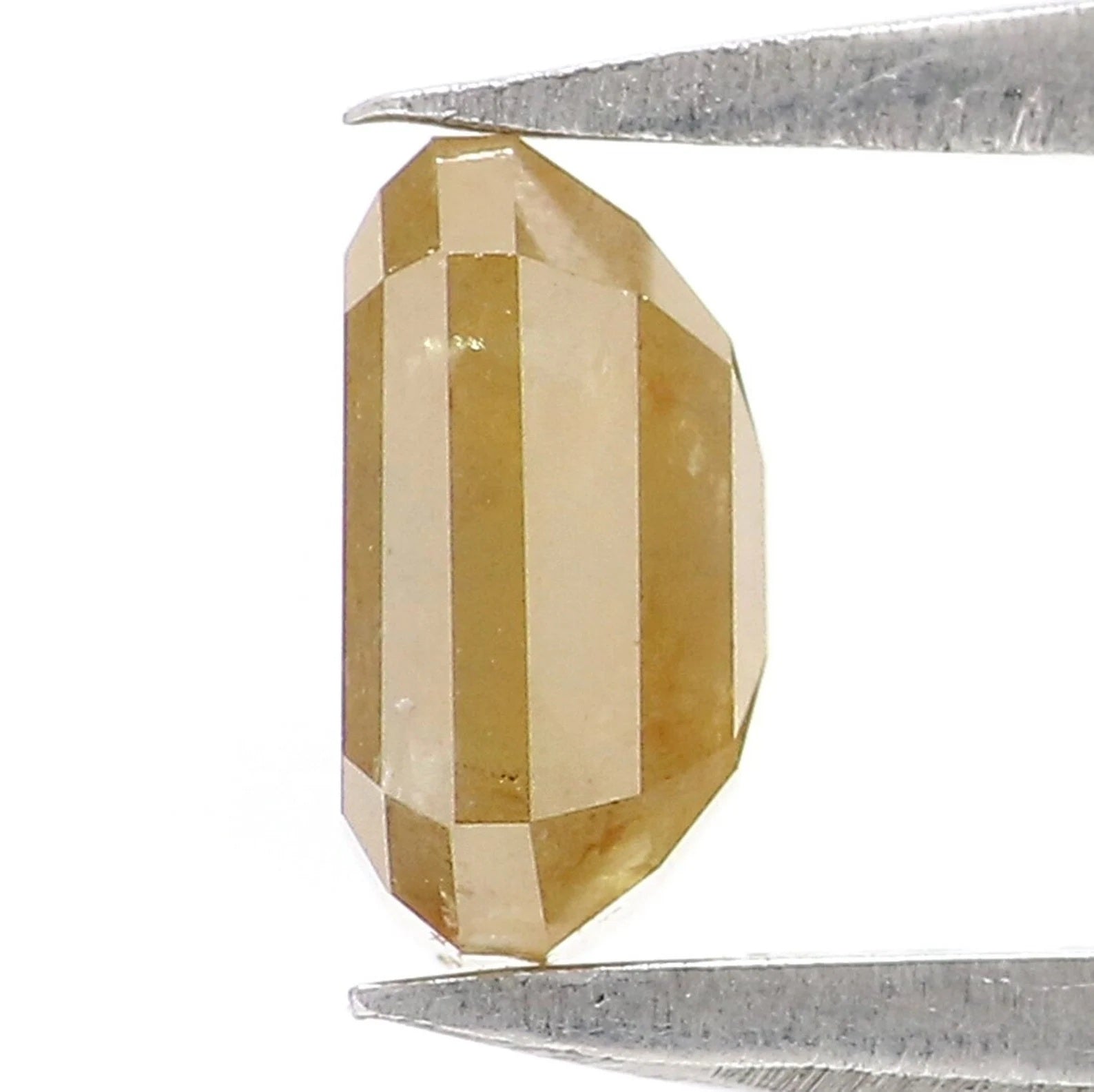 0.84 CT Natural Loose Emerald Shape Diamond Yellow Color Emerald Diamond 5.80 MM Natural Loose Diamond Emerald Shape Rose Cut Diamond NQ983