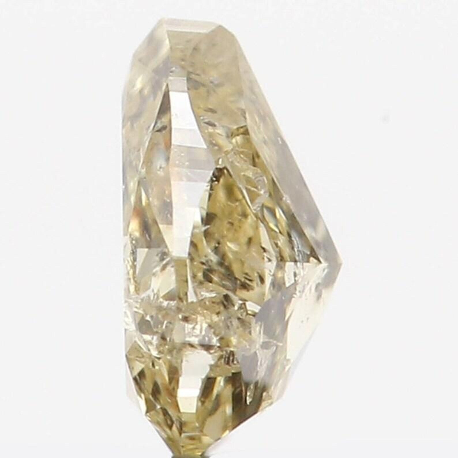 0.21 CT Natural Loose Pear Shape Diamond Yellow Color Pear Cut Diamond 4.10 MM Natural Loose Yellow Color Pear Brilliant Cut Diamond QN7421