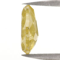 Natural Loose Pear Diamond, Yellow Color Pear Cut Diamond, Natural Loose Diamond, Pear Rose Cut Diamond, 1.25 CT Pear Shape Diamond L2886