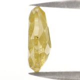 Natural Loose Pear Diamond, Yellow Color Pear Cut Diamond, Natural Loose Diamond, Pear Rose Cut Diamond, 1.25 CT Pear Shape Diamond L2886