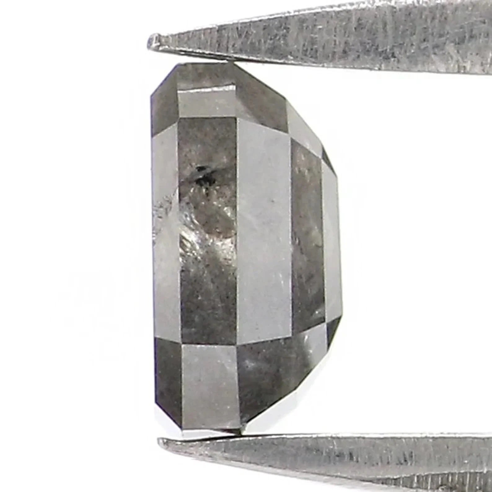 0.60 CT Natural Loose Emerald Shape Diamond Grey Color Emerald Cut Diamond 5.15 MM Natural Loose Diamond Emerald Rose Cut Diamond NQ9250