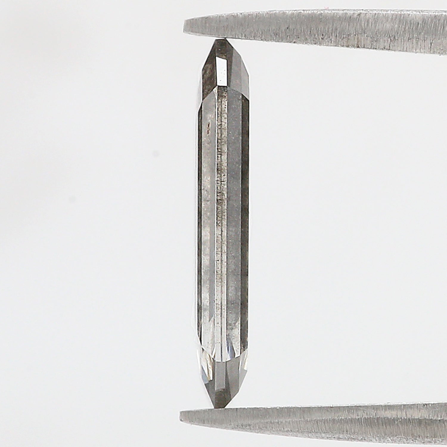 2.70 CT Emerald Rose Cut Salt And Pepper Lab Grown 14.45 MM Loose Diamond CVD Fancy Black Grey Color Lab Created Antique Cut Diamonds L3519