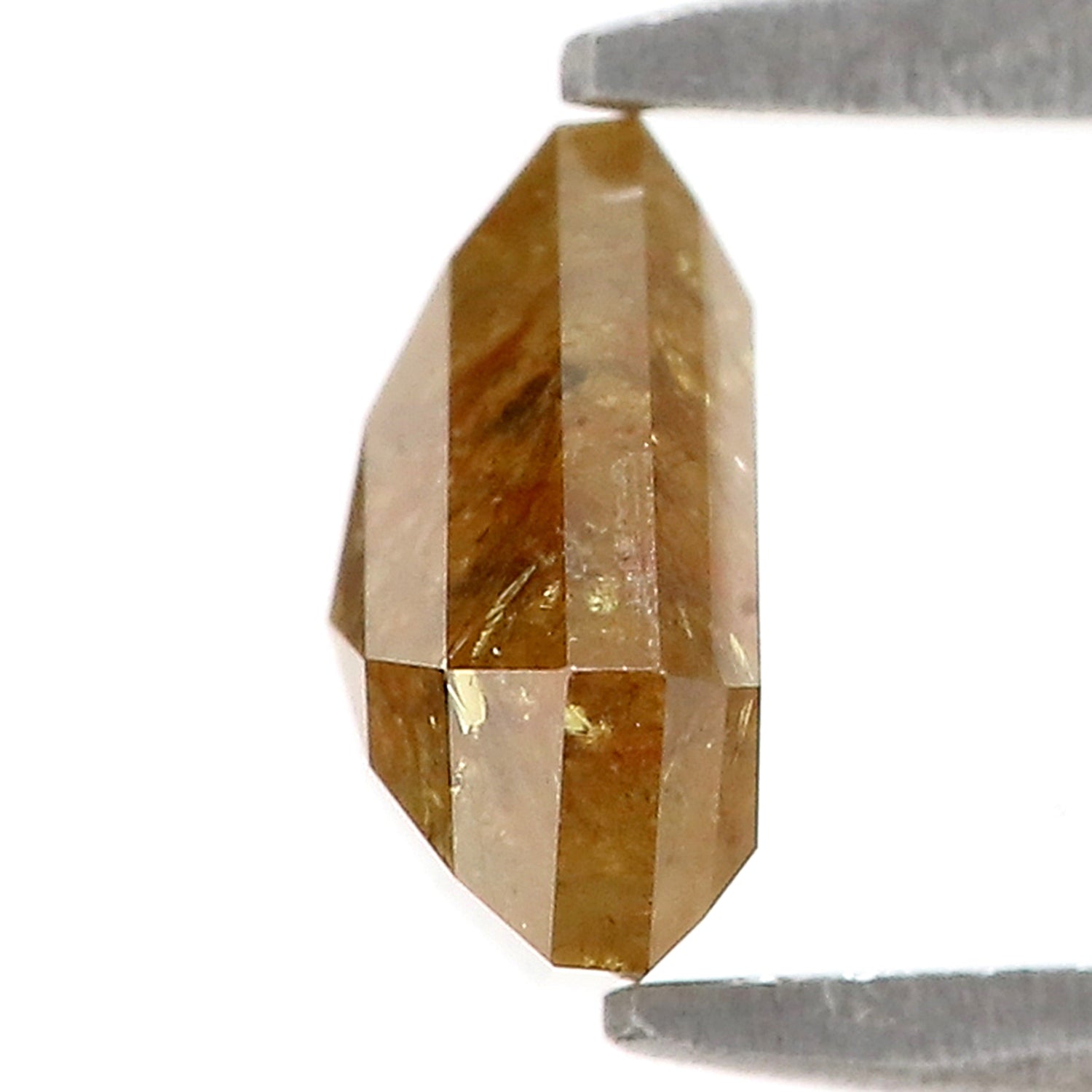 1.12 CT Natural Loose Shield Shape Diamond Yellow Color Shield Cut Diamond 6.15 MM Natural Loose Yellow Color Shield Rose Cut Diamond LQ436