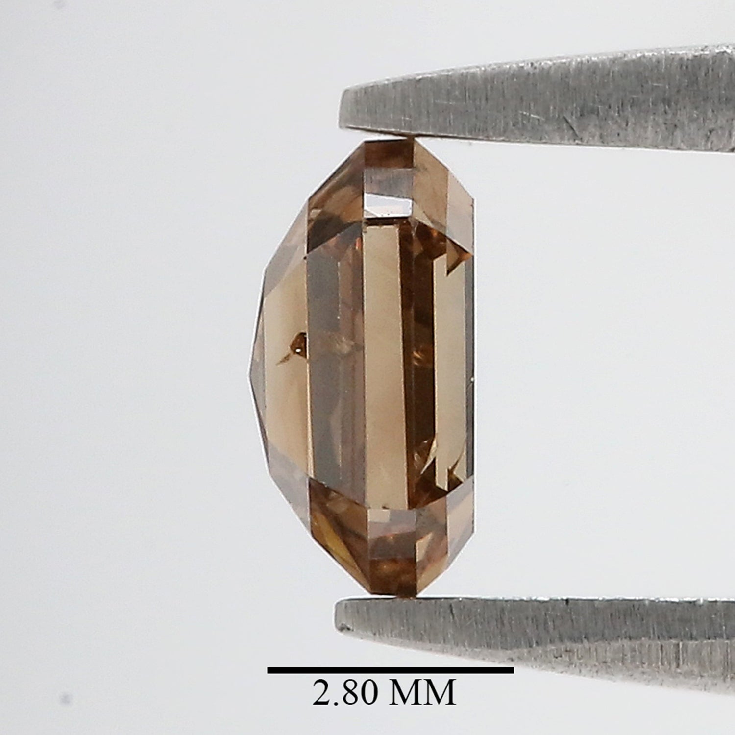 0.67 CT Natural Loose Hexagon Shape Diamond Brown Color Hexagon Cut Diamond 5.70 MM Natural Hexagon Shape Rose Cut Brown Color Diamond QL658