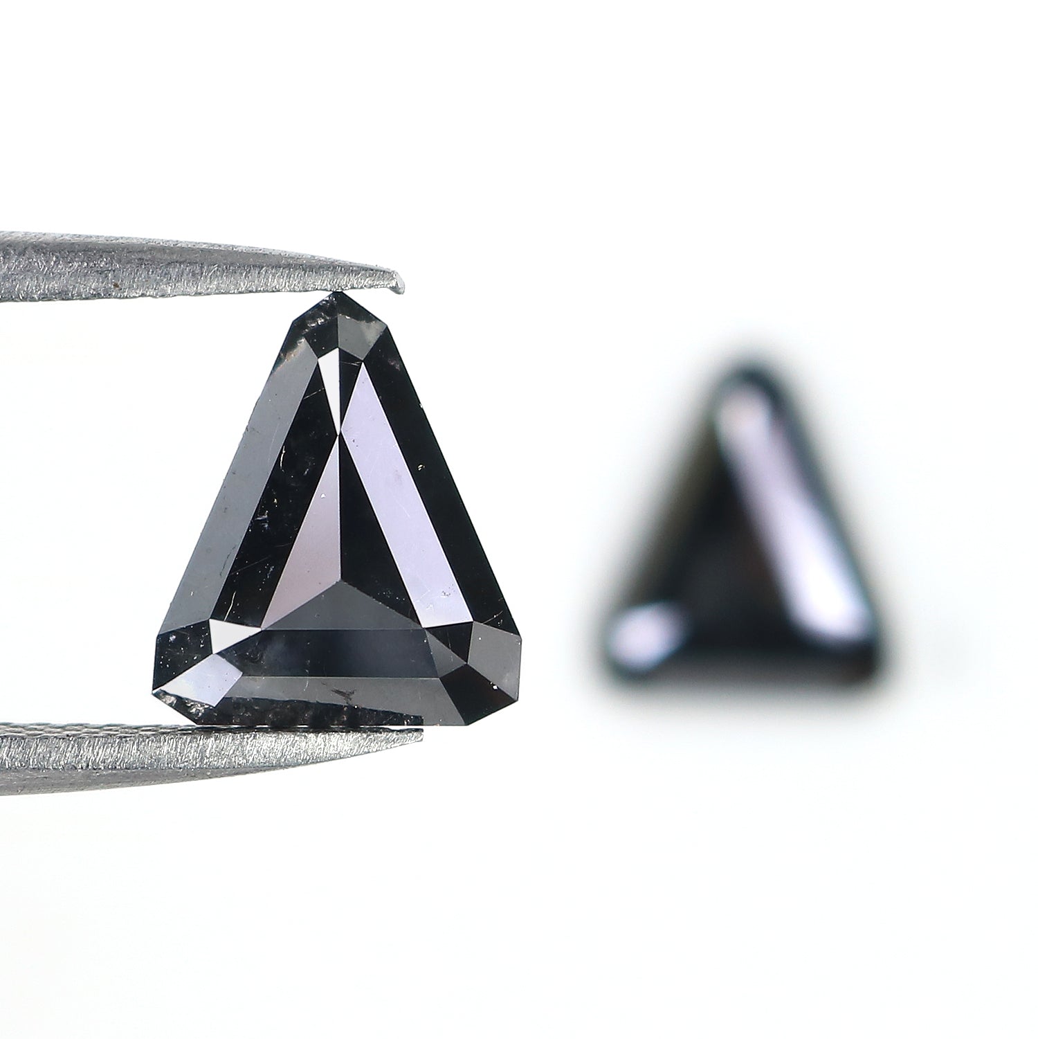 2.27 Ct Natural Loose Triangle Shape Pair Diamond Black Color Diamond 9.25 MM Natural Triangle Diamond Triangle Cut Pair Diamond LQ3039