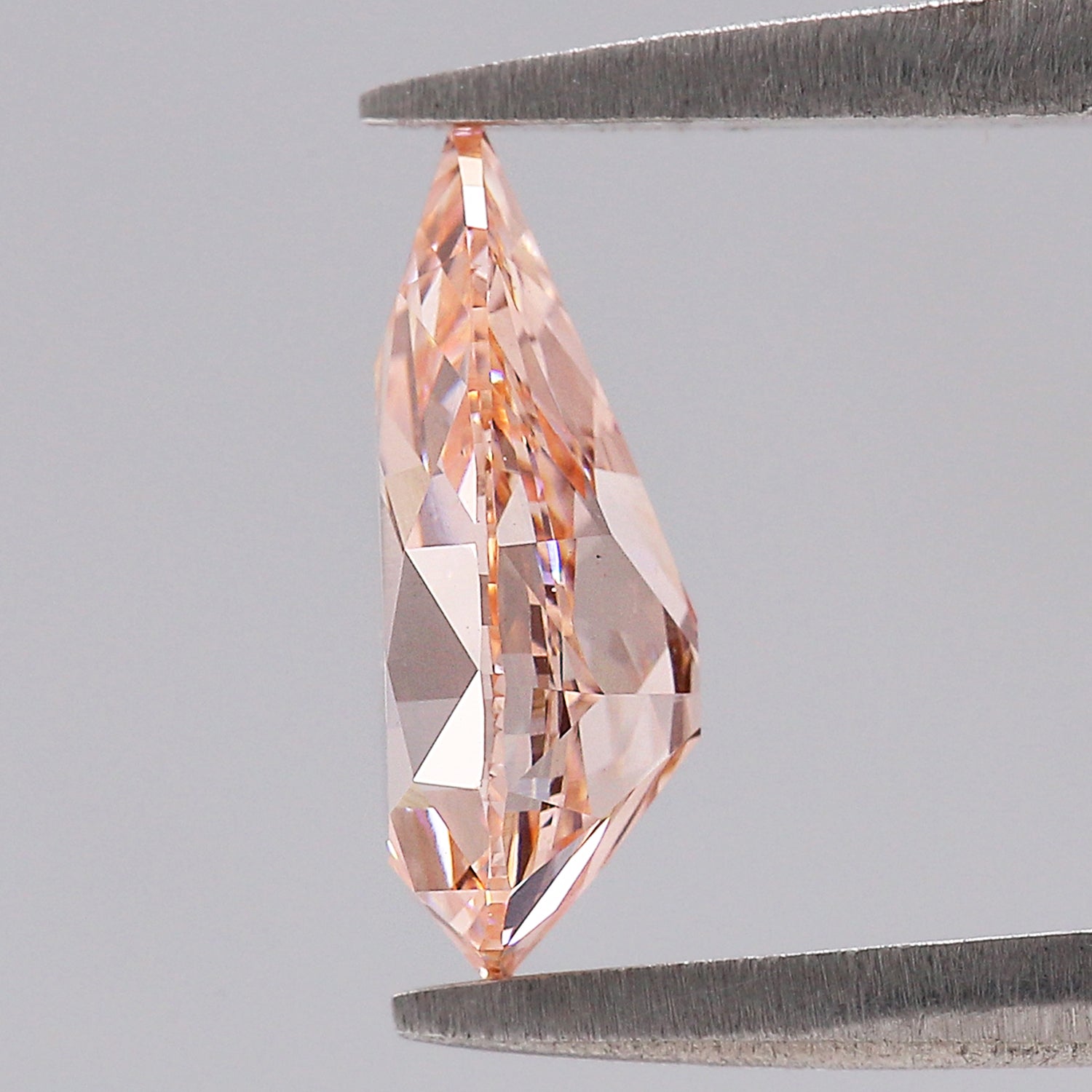 1.50 CT IGI Certified Pear Old European Cut Diamond Fancy Vivid Pink Color VS2 Clarity Lab Grown Diamond Lab Created Lab Diamond L3669
