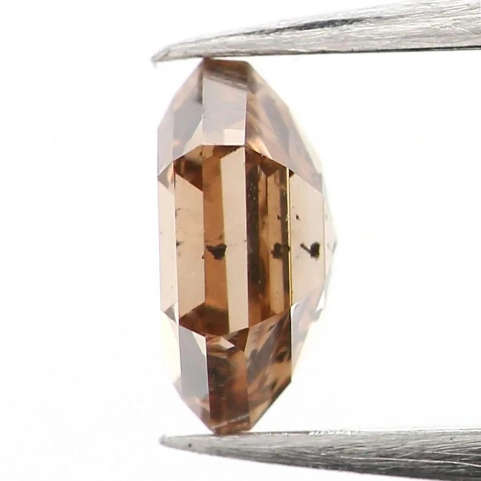 0.35 CT Natural Loose Hexagon Shape Diamond Brown Color Hexagon Diamond 4.80 MM Natural Loose Brown Color Hexagon Rose Cut Diamond NQ1218