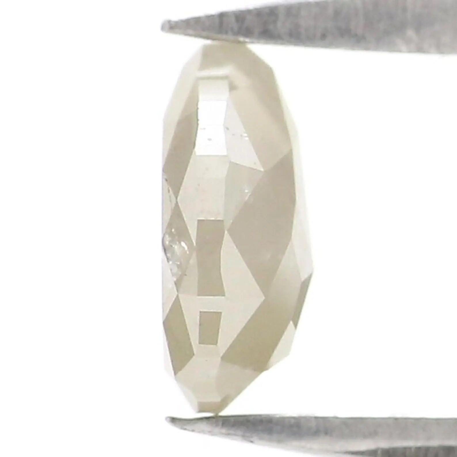 0.60 CT Natural Loose Pear Shape Diamond Grey Color Pear Cut Diamond 6.20 MM Natural Loose Grey Color Diamond Pear Rose Cut Diamond NQ2394