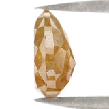 Natural Loose Pear Diamond, Brown Color Pear Cut Diamond, Natural Loose Diamond, Pear Rose Cut Diamond, 1.26 CT Pear Shape Diamond KDL2848