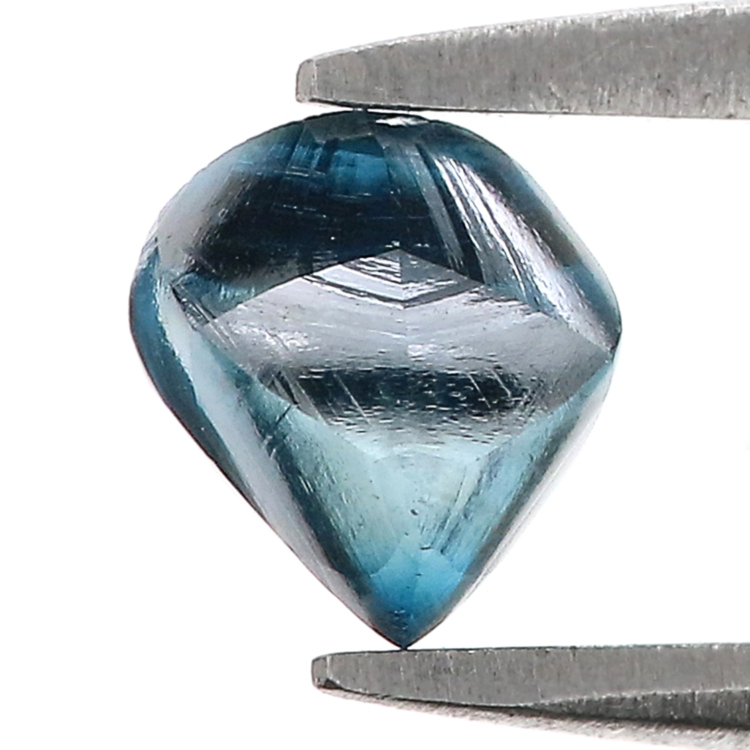 1.11 CT Natural Loose Rough Shape Diamond Blue Color Rough Cut Diamond 5.55 MM Natural Loose Blue Diamond Rough Irregular Cut Diamond L3412oose Blue Diamond Rough Crystal Diamond L3412
