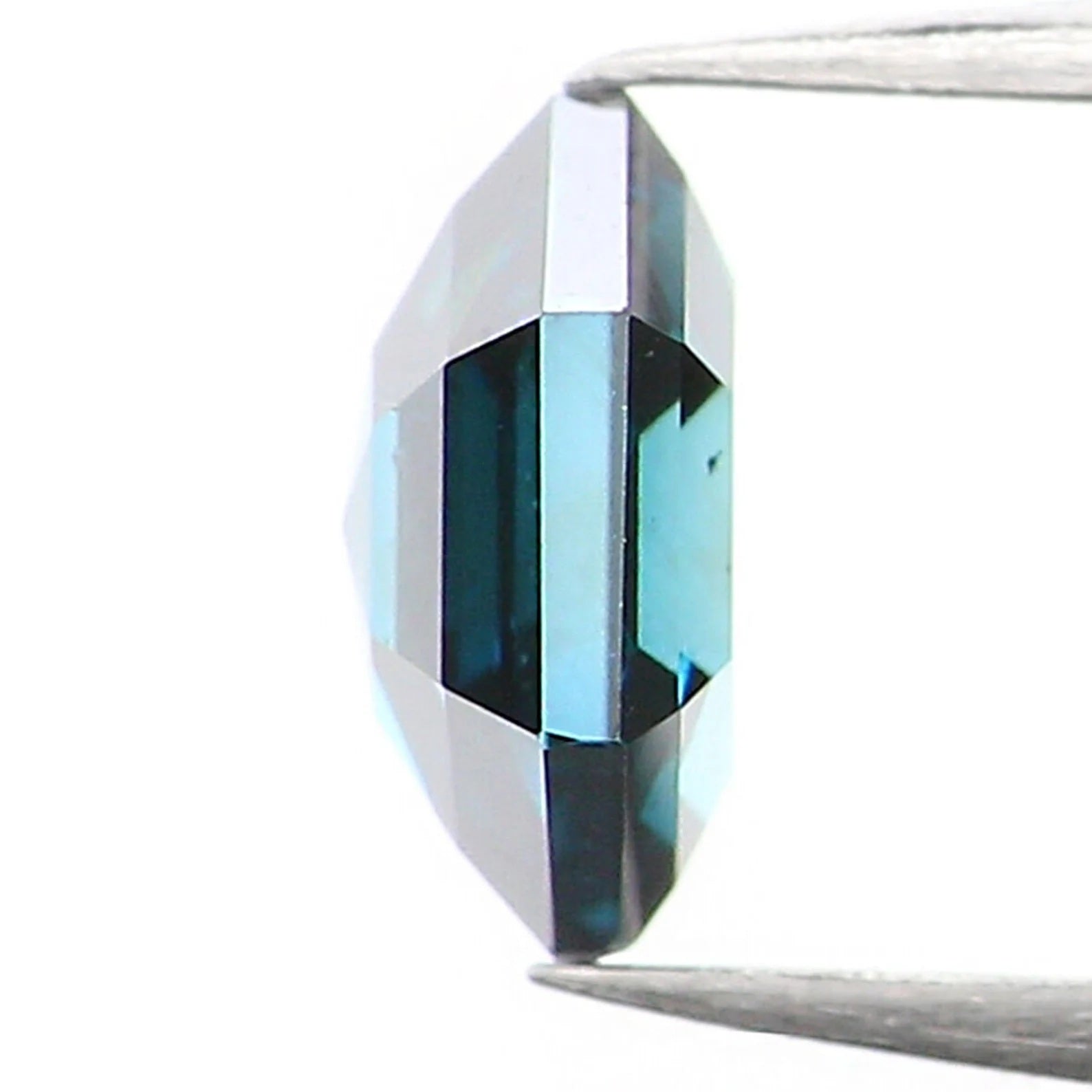 0.36 CT Natural Loose Hexagon Shape Diamond Blue Color Hexagon Shape Diamond 4.95 MM Natural Loose Diamond Blue Hexagon Cut Diamond NQ1410