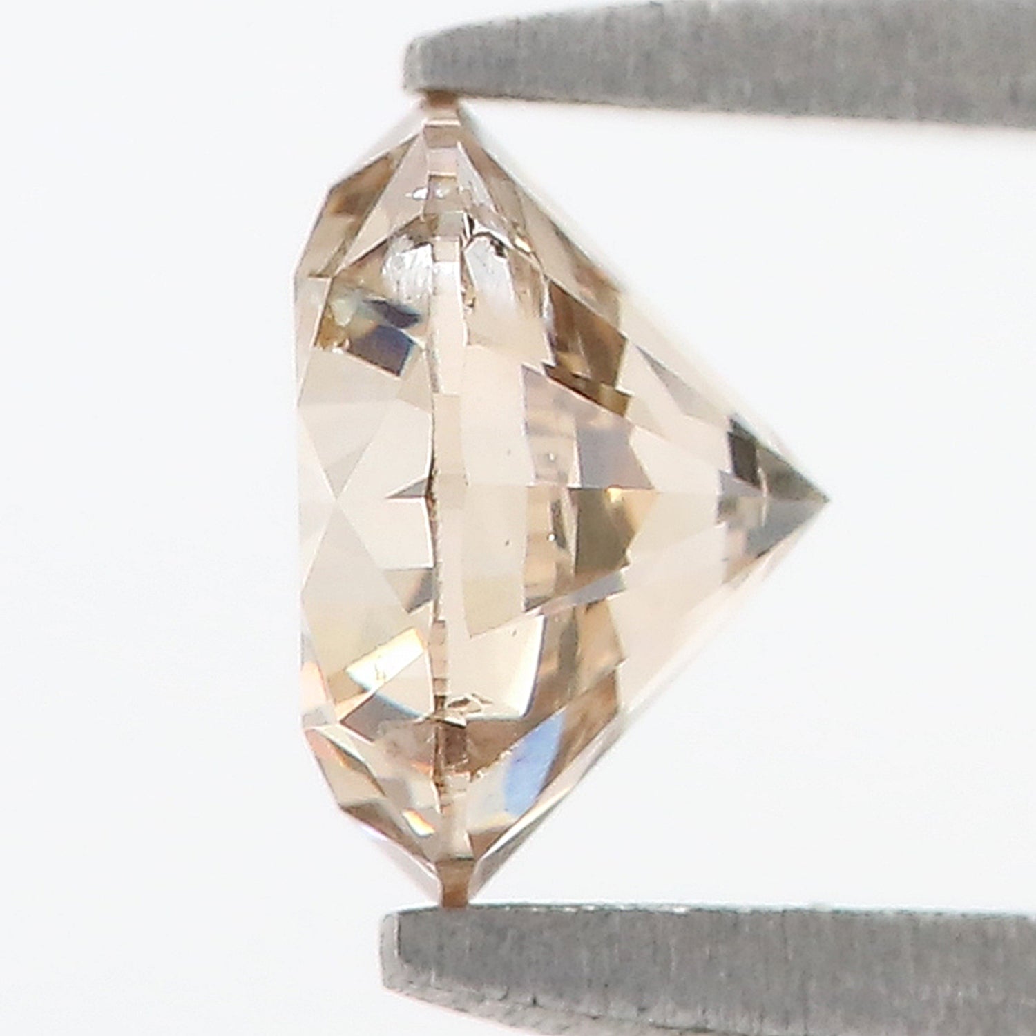 0.62 Ct Natural Loose Round Shape Diamond Brown Color Round Diamond 5.20 MM Natural Loose Brown Diamond Round Brilliant Cut Diamond QL628