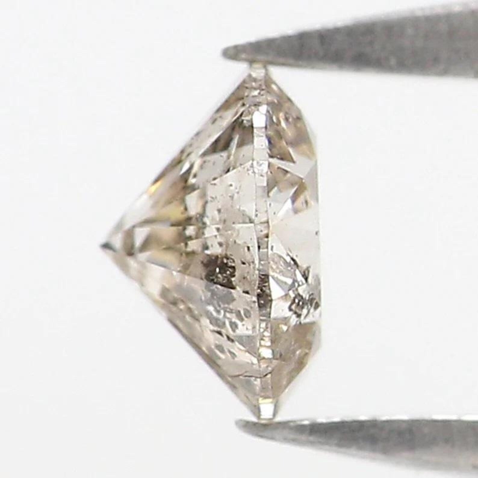 0.34 CT Natural Loose Round Shape Diamond Brown Color Round Cut Diamond 4.50 MM Natural Loose Brown Color Round Brilliant Cut Diamond NQ7354