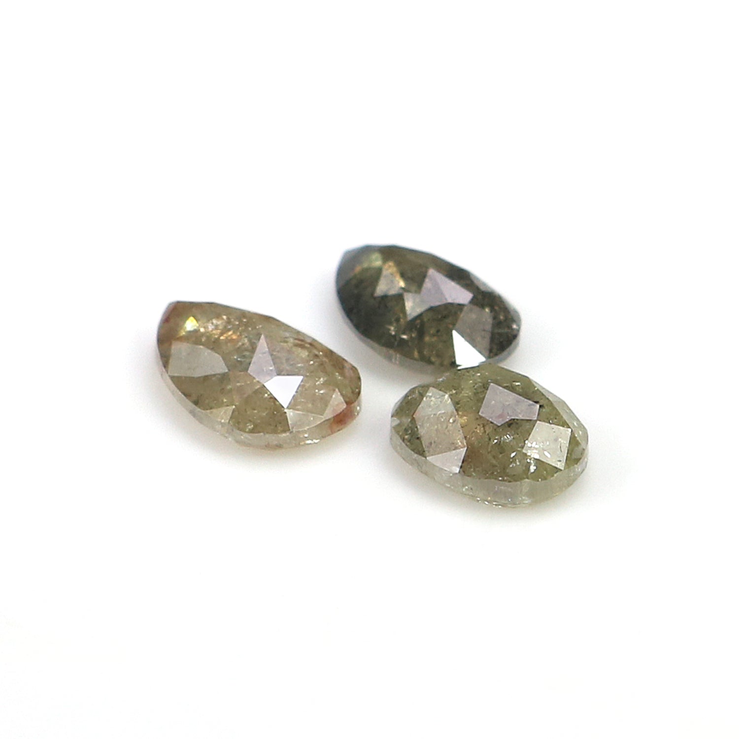 1.80 CT Natural Loose Mix Shape Diamond Salt And Pepper Mix Shape Diamond 5.80 MM Natural Loose Grey Color Mix Shape Rose Cut Diamond L656