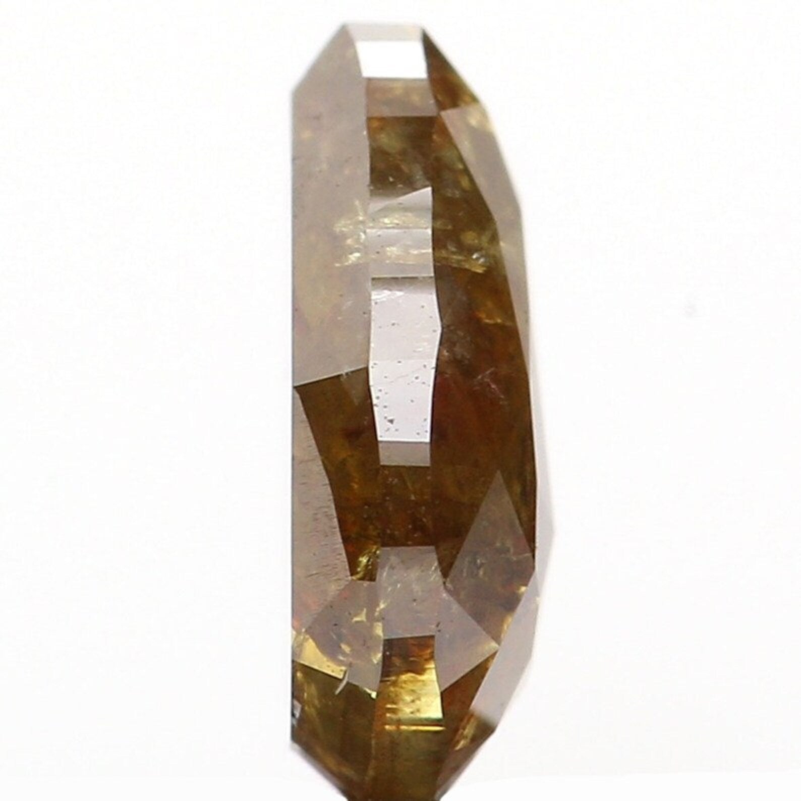 0.76 Ct Natural Loose Pear Shape Diamond Brown Color Pear Cut Diamond 7.30 MM Natural Loose Diamond Brown Color Pear Rose Cut Diamond NQ1108