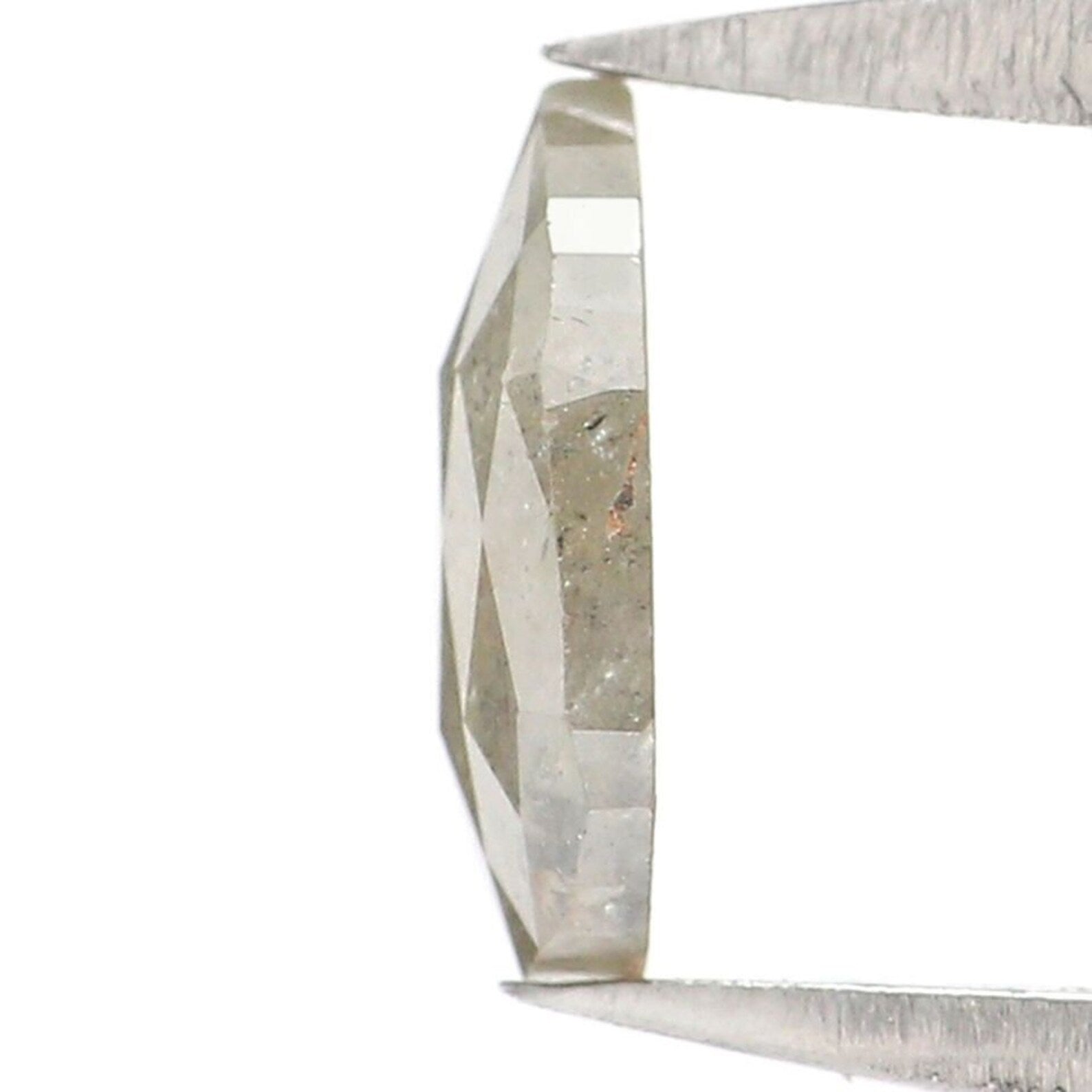 0.63 CT Natural Loose Pear Diamond Grey Color Pear Cut Diamond Natural Loose Diamond 7.20 MM Pear Rose Cut Diamond Pear Shape Diamond NQ8563