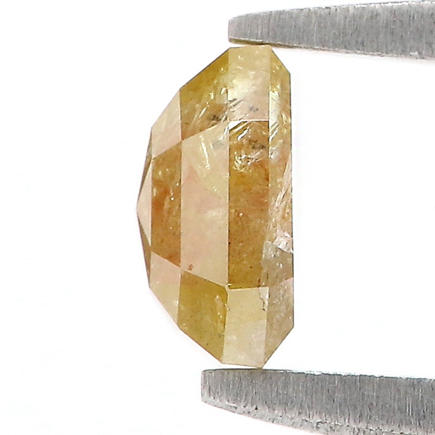 0.65 CT Natural Loose Emerald Shape Diamond Yellow Color Emerald Cut Diamond 5.20 MM Natural Yellow Color Emerald Rose Cut Diamond LQ9236