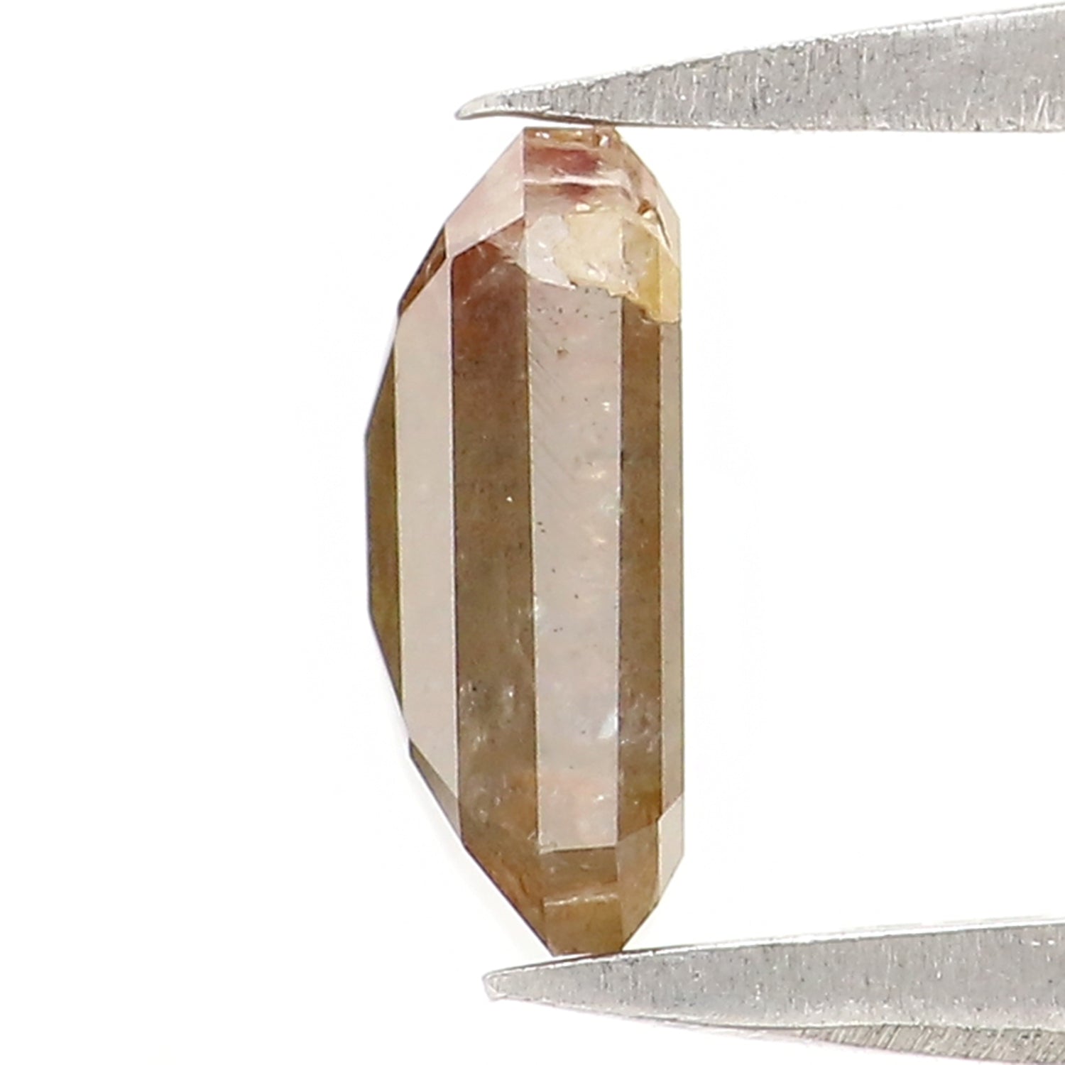 0.90 Ct Natural Loose Emerald Cut Diamond Brown Color Emerald Diamond 6.75 MM Natural Loose Diamond Brown Color Emerald Cut Diamond LQ352