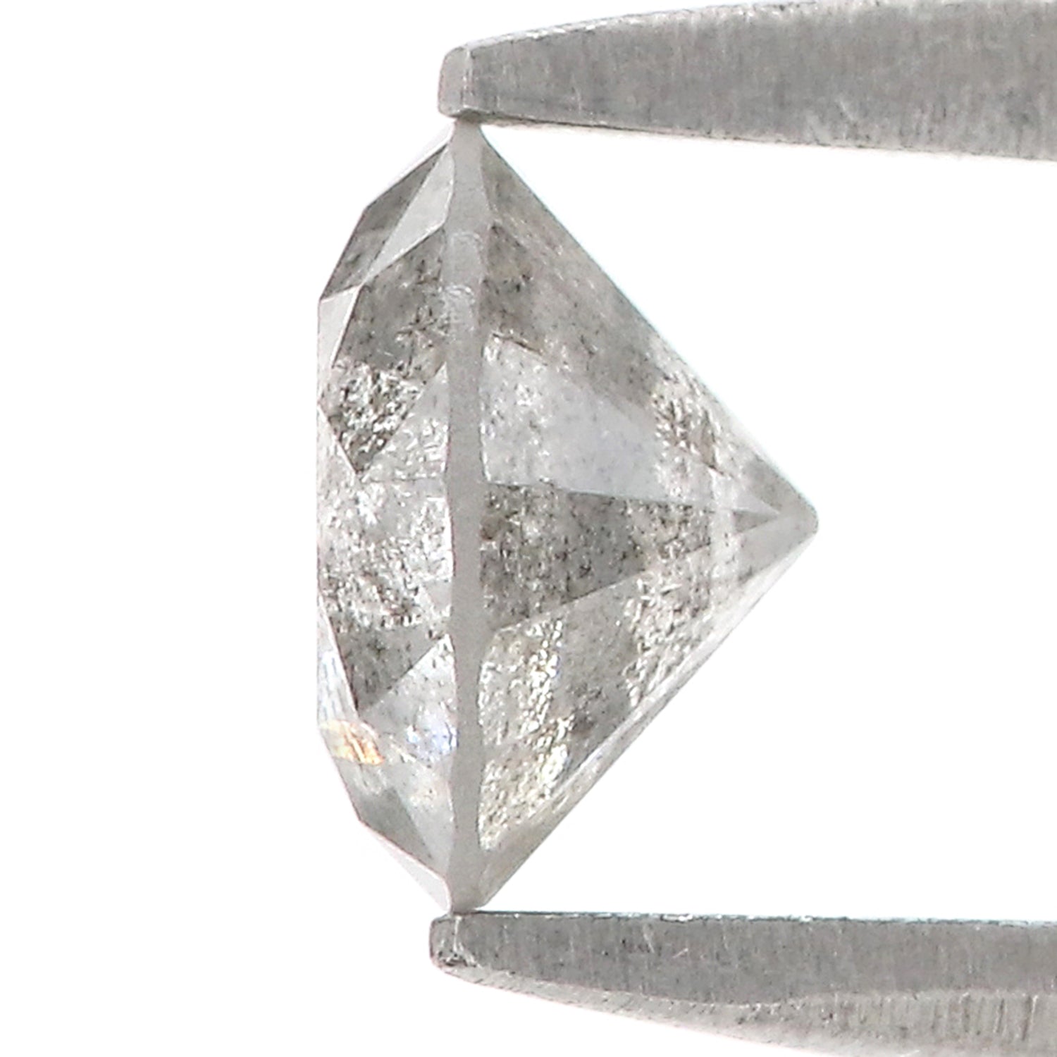 0.76 Ct Natural Loose Round Shape Diamond Salt And Pepper Round Cut Diamond 5.70 MM Natural Loose Diamond Round Brilliant Cut Diamond LQ5008
