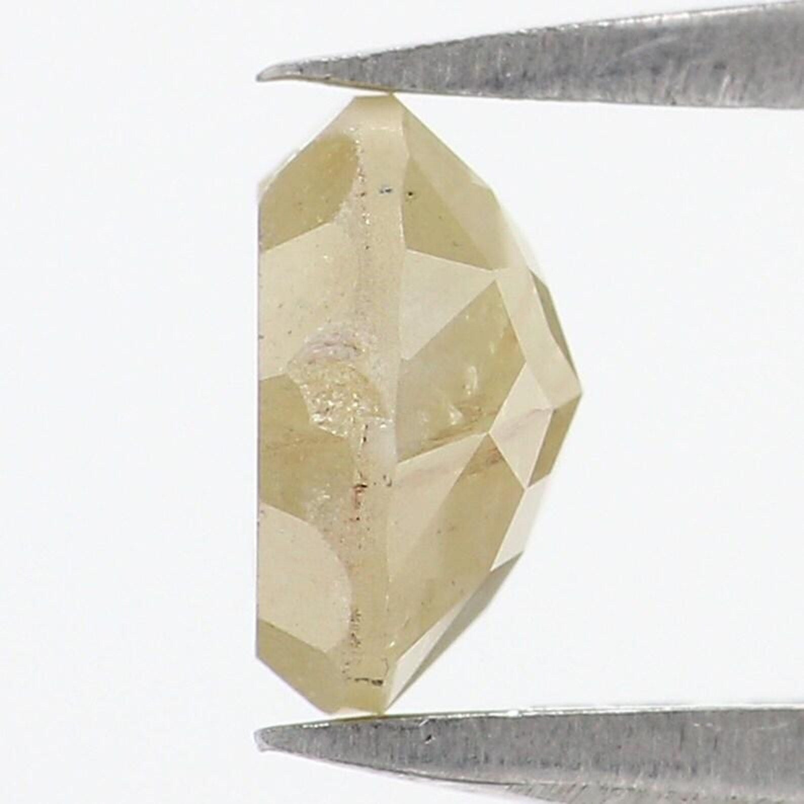 1.08 CT Natural Loose Round Shape Diamond Yellow Color Round Cut Diamond 6.30 MM Natural Diamond Yellow Color Round Rose Cut Diamond NQ1247