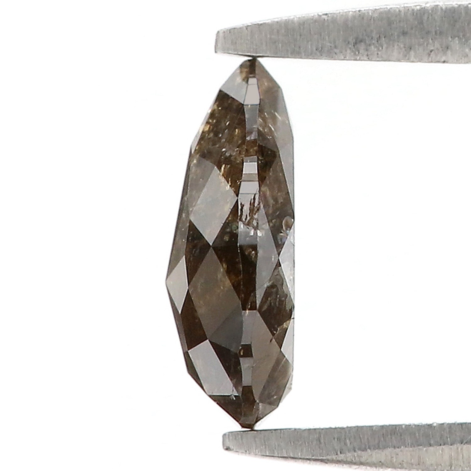 0.98 CT Natural Loose Pear Shape Diamond Brown Color Pear Cut Diamond 7.95 MM Natural Loose Brown Color Diamond Pear Rose Cut Diamond N2658