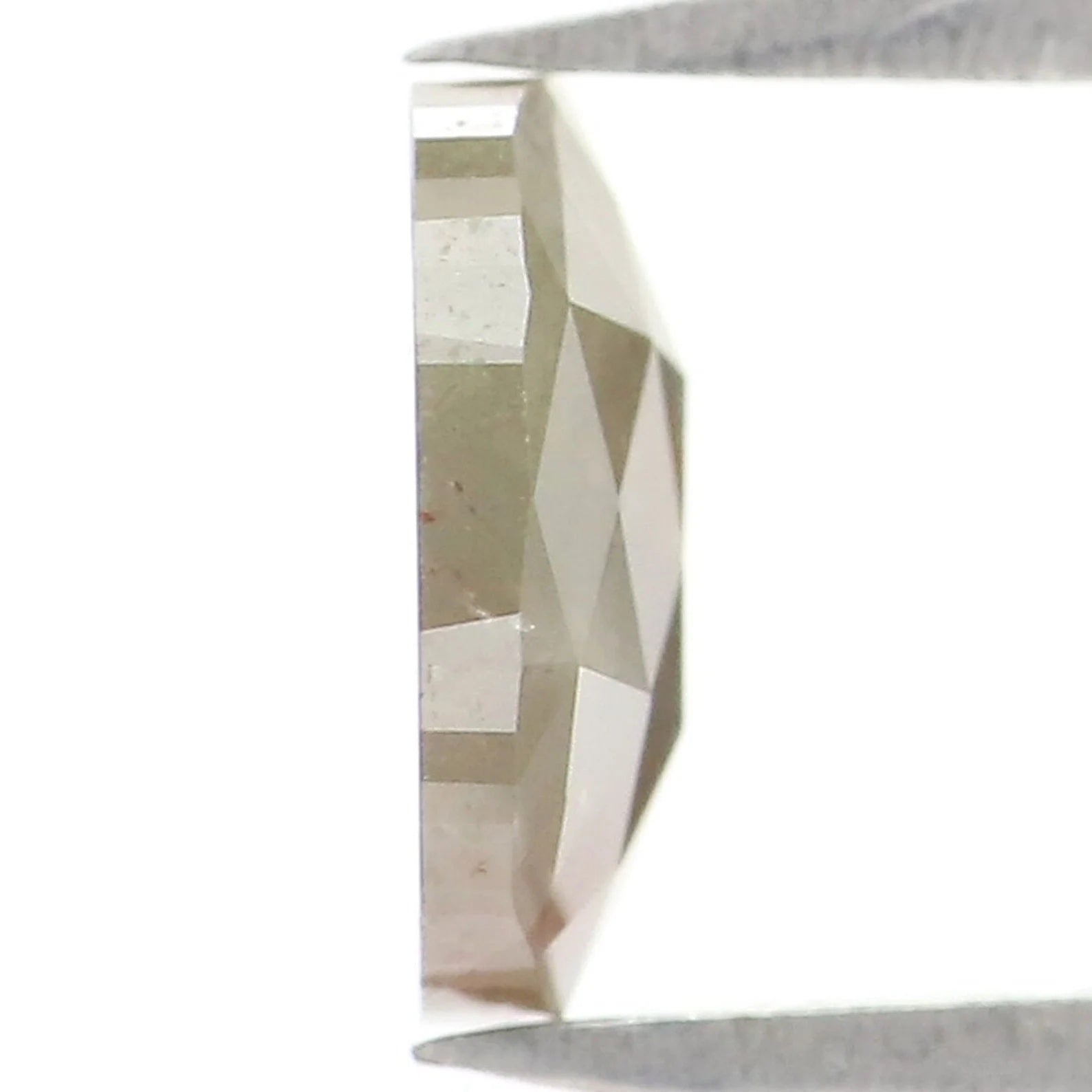 1.02 CT Natural Loose Cushion Diamond Grey Green Color Cushion Diamond 7.00 MM Natural Loose Diamond Cushion Shape Rose Cut Diamond NQ7797