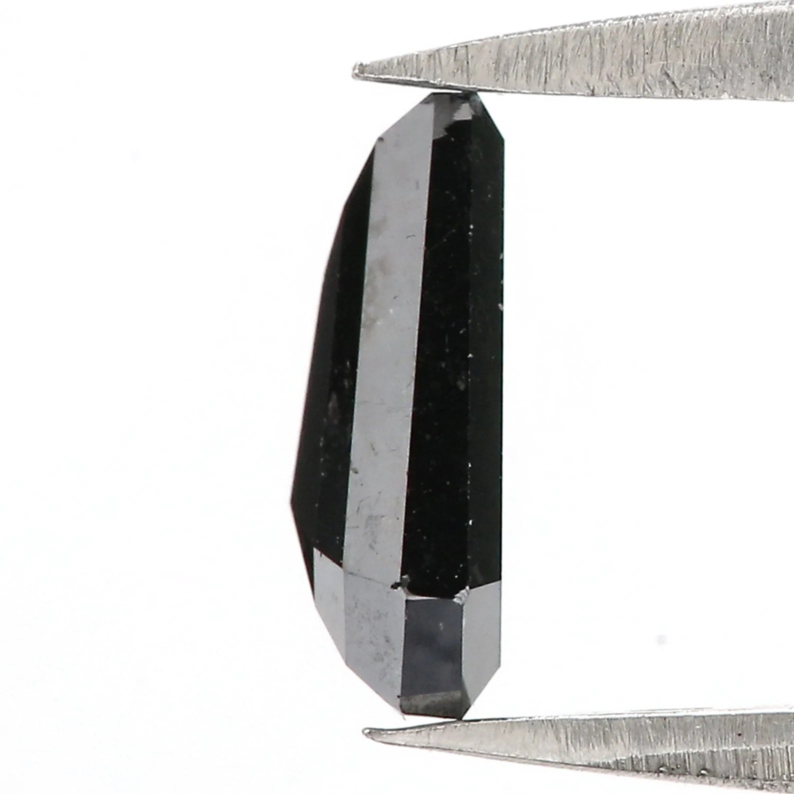 1.16 CT Natural Loose Coffin Shape Diamond Black Color Coffin Cut Diamond 8.15 MM Natural Diamond Black Color Coffin Rose Cut Diamond NQ2519