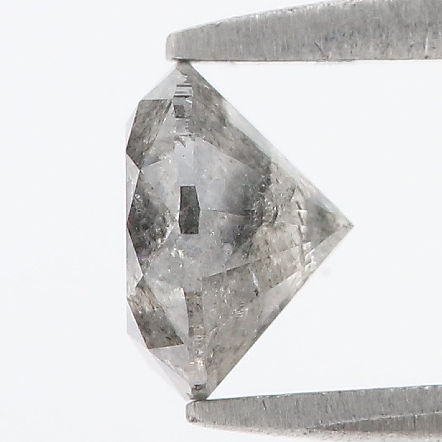 1.17 CT Natural Loose Round Shape Diamond Salt And Pepper Round Cut Diamond 6.40 MM Natural Loose Diamond Round Brilliant Cut Diamond LQ1209