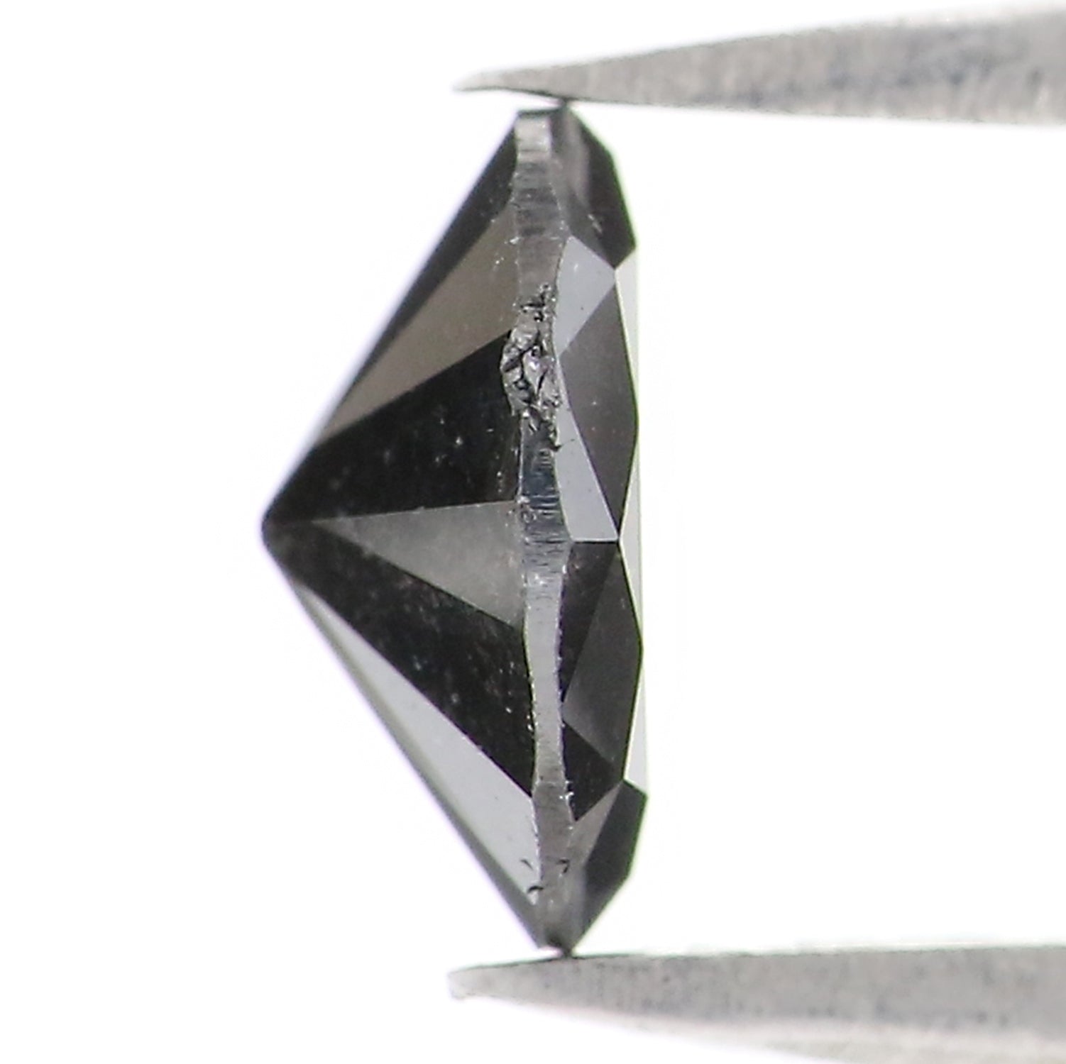 0.95 CT Natural Loose Round Shape Diamond Black Color Round Cut Diamond 6.80 MM Natural Loose Black Color Round Brilliant Cut Diamond LQ1731