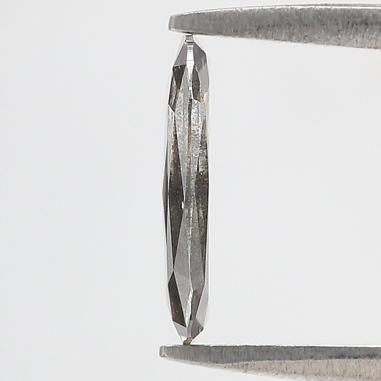 1.95 CT Cushion Rose Cut Salt And Pepper Lab Grown 10.50 MM Loose Diamond CVD Fancy Black Grey Color Lab Created Antique Cut Diamonds L3523