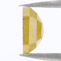 Natural Loose Emerald Diamond, Yellow Color Emerald Diamond, Natural Loose Diamond, Emerald Cut Diamond 0.84 CT Emerald Shape Diamond KR1878