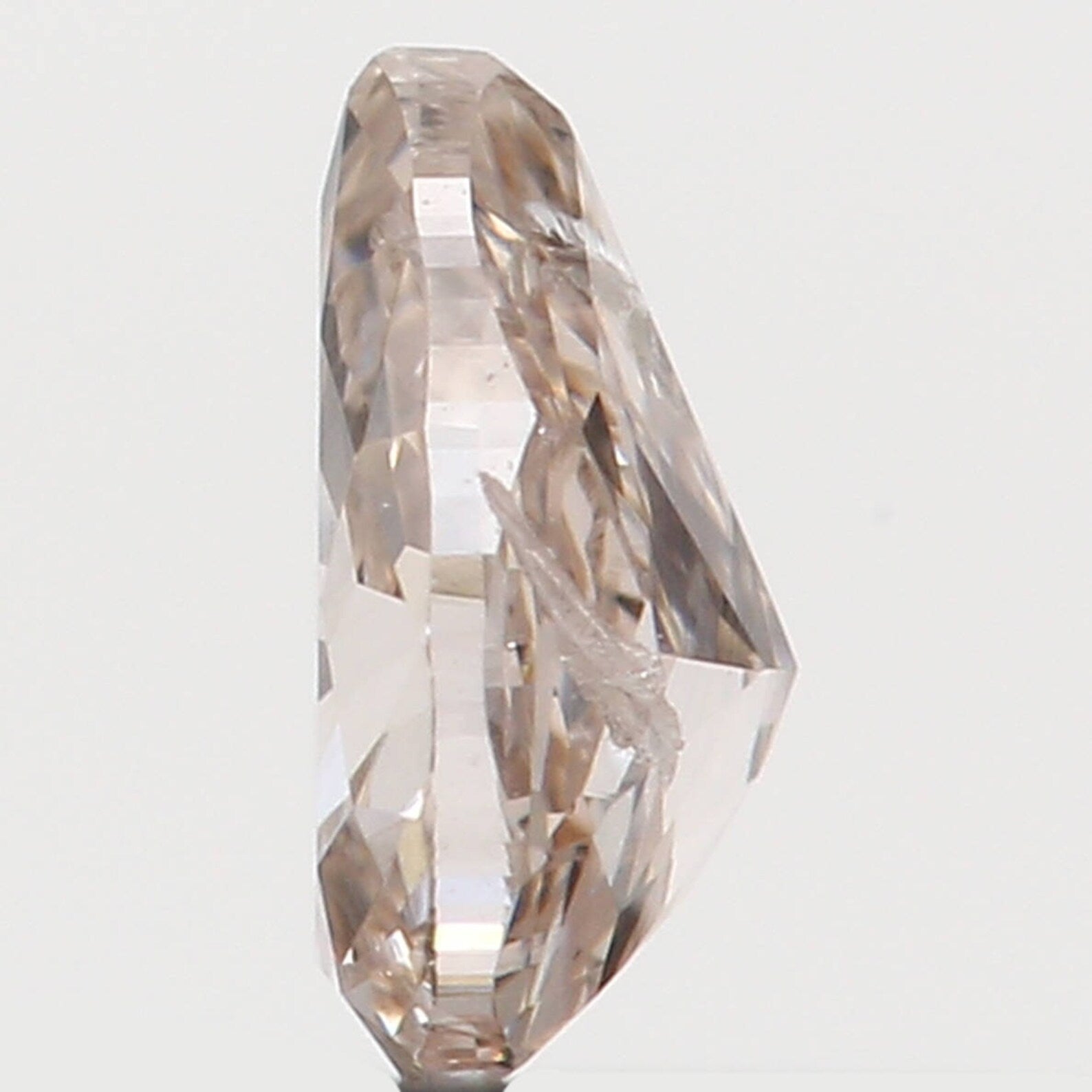 0.14 Ct Natural Loose Pear Shape Diamond Brown Color Pear Cut Diamond 4.00 MM Natural Loose Diamond Brown Pear Brilliant Cut Diamond N7269