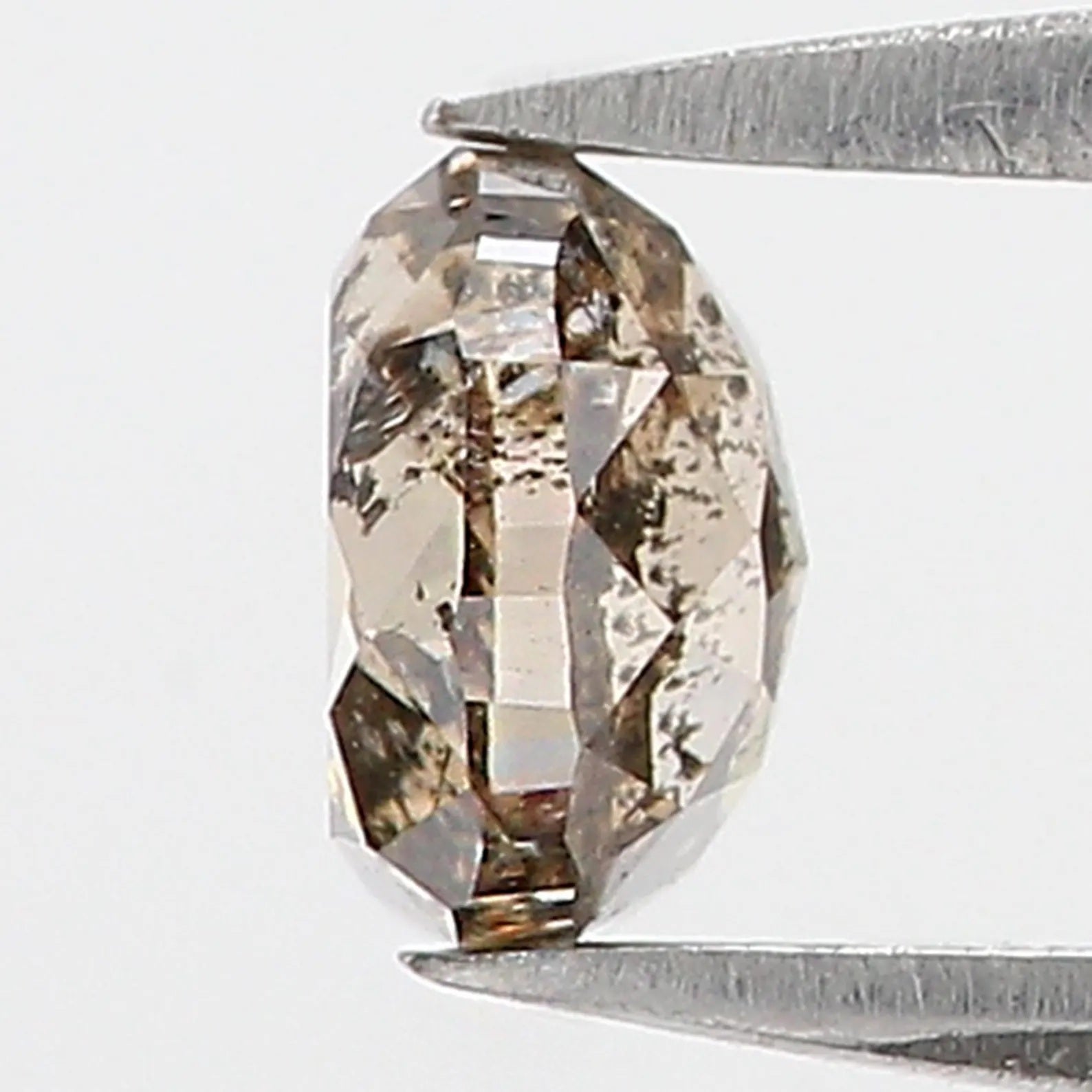 0.76 Ct Natural Loose Cushion Shape Diamond Brown Color Cushion Cut Diamond 5.20 MM Natural Loose Diamond Cushion Rose Cut Diamond QN9868