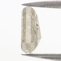 Natural Loose Coffin Diamond, Grey Color Diamond, Natural Loose Diamond, Coffin Diamond, Coffin Cut, 1.26 CT Coffin Shape Diamond L2907