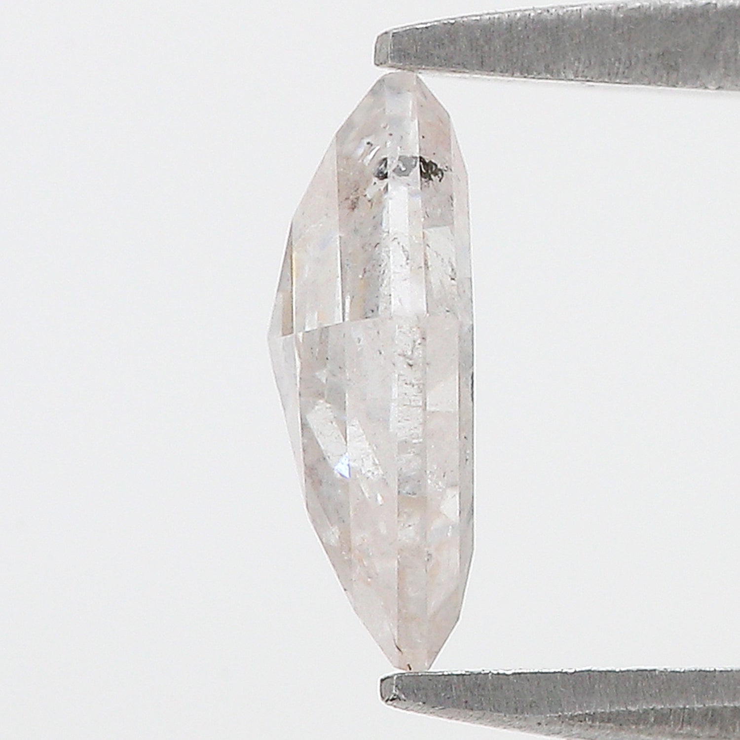 0.82 CT Natural Loose Kite Shape Diamond Salt And Pepper Kite Shape Diamond 8.55 MM Natural Loose Grey Color Kite Rose Cut Diamond L3485