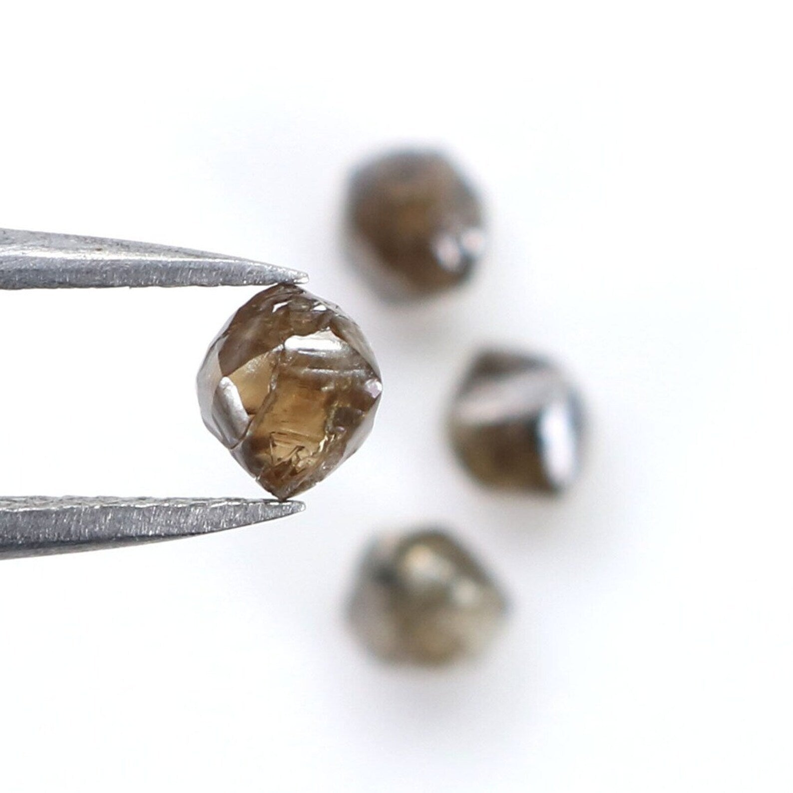 2.28 CT Natural Loose Rough Diamond Brown Color Rough Diamond 4.00 MM Natural Diamond Brown Color Irregular Cut Rough Shape Diamond NQ9050