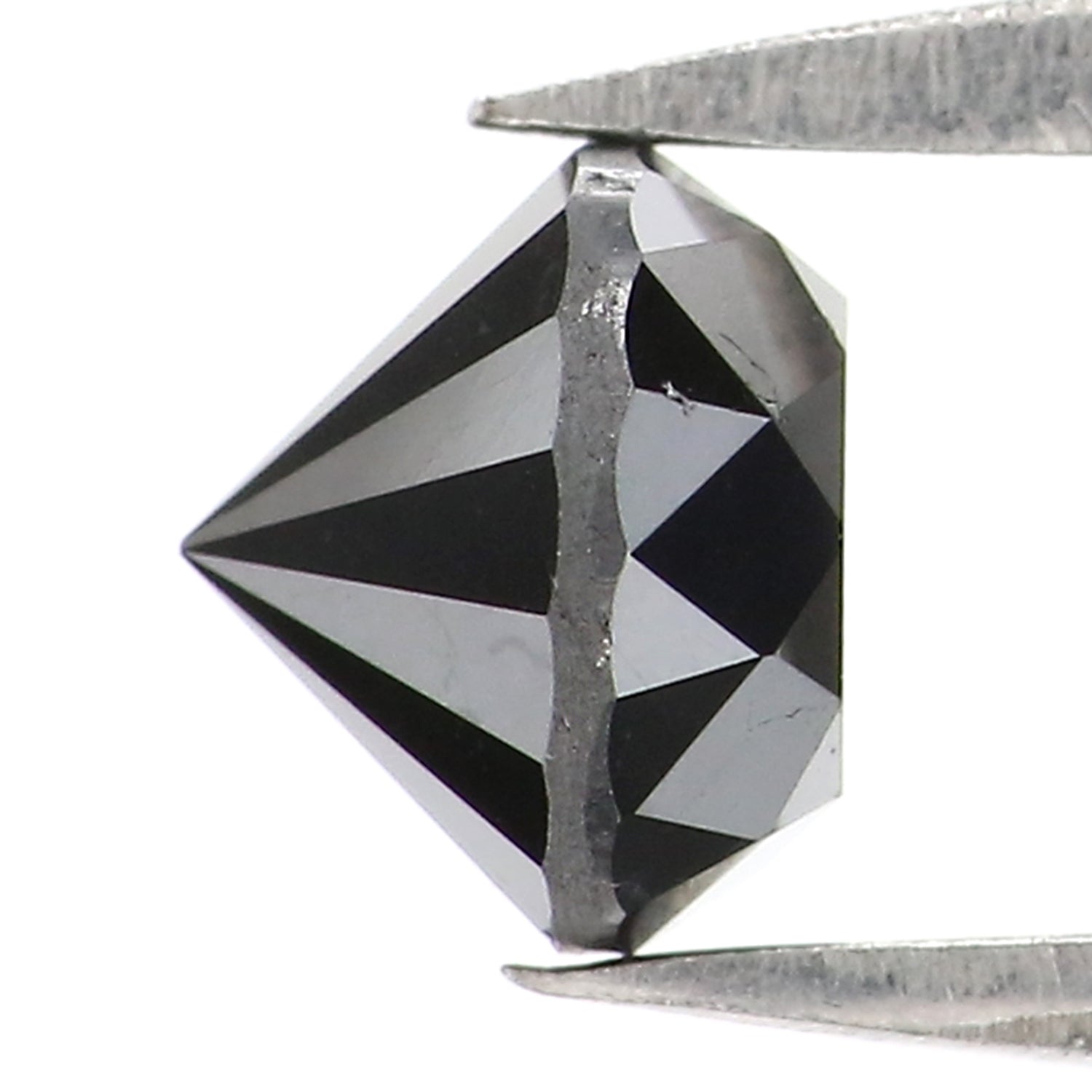 1.02 Ct Natural Loose Round Diamond Black Color Round Diamond 5.65 MM Natural Loose Diamond Black Color Round Brilliant Cut Diamond LC05