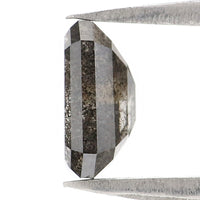 Natural Loose Emerald Diamond, Salt And Pepper Emerald Diamond, Natural Loose Diamond, Emerald Cut Diamond, 1.50 CT Emerald Shape L2973