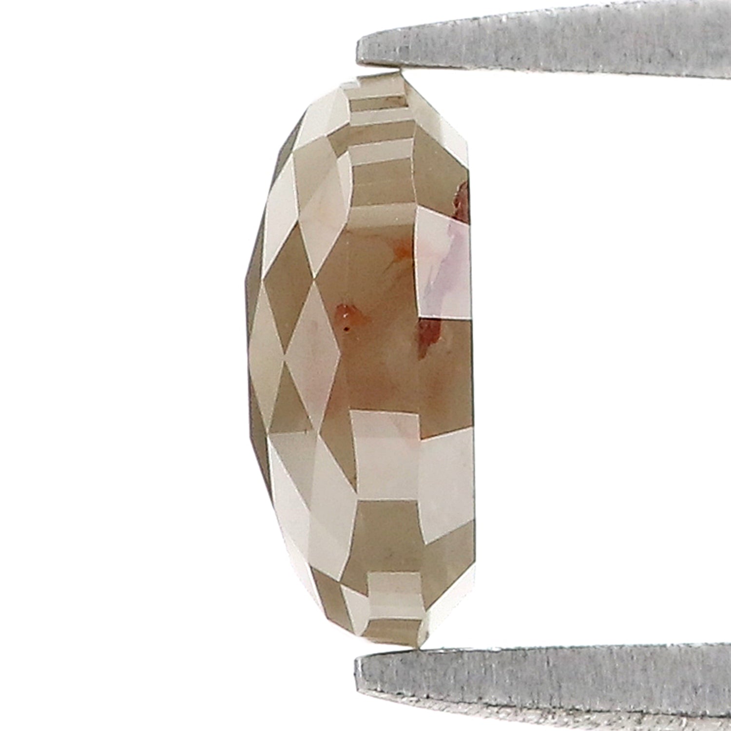 1.90 CT Natural Loose Oval Shape Diamond Grey Color Oval Cut Diamond 8.00 MM Natural Loose Diamond Grey Color Oval Rose Cut Diamond LQ7824