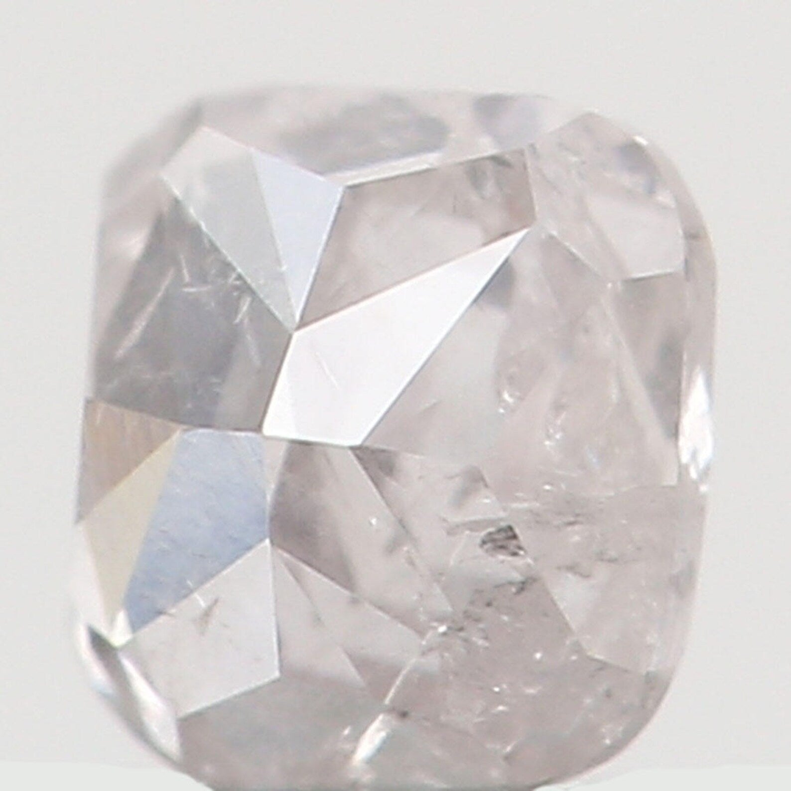 0.14 Ct Natural Loose Diamond Cushion White Grey Color I2 Clarity 2.80 MM N7325