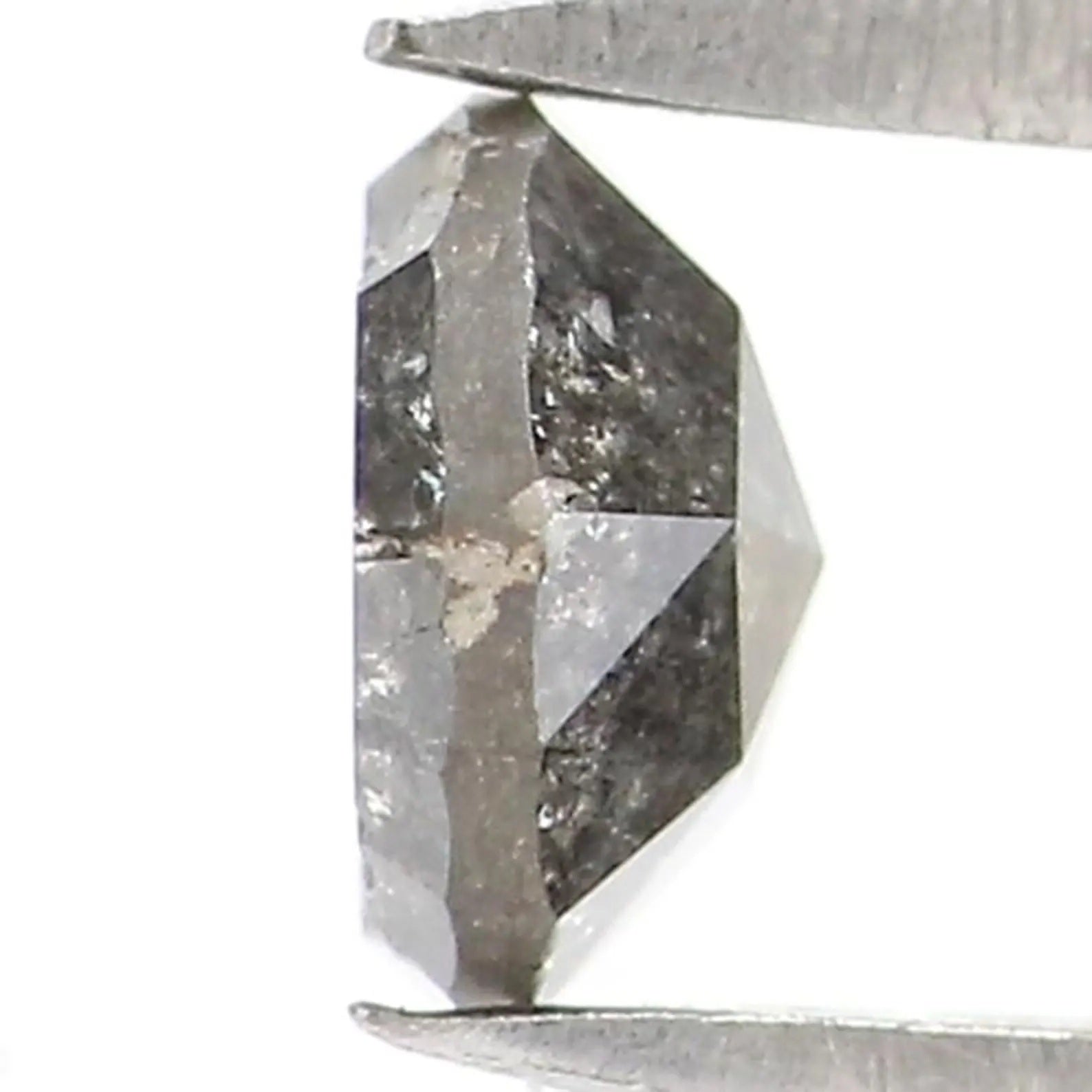 0.45 CT Natural Loose Round Shape Diamond Salt And Pepper Round Diamond 4.70 MM Natural Loose Black Grey Color Round Rose Cut Diamond NQ2336