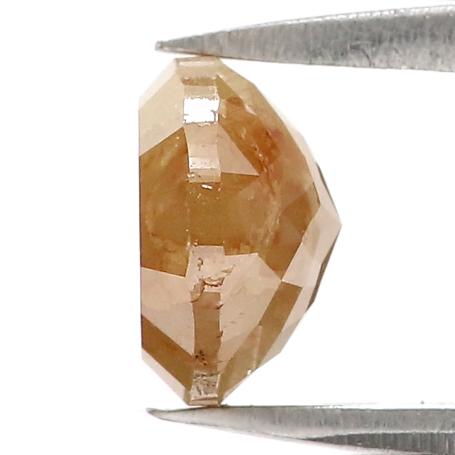 1.31 CT Natural Loose Round Shape Diamond Brown Color Round Cut Diamond 6.45 MM Natural Loose Brown Color Round Rose Cut Diamond LQ9750
