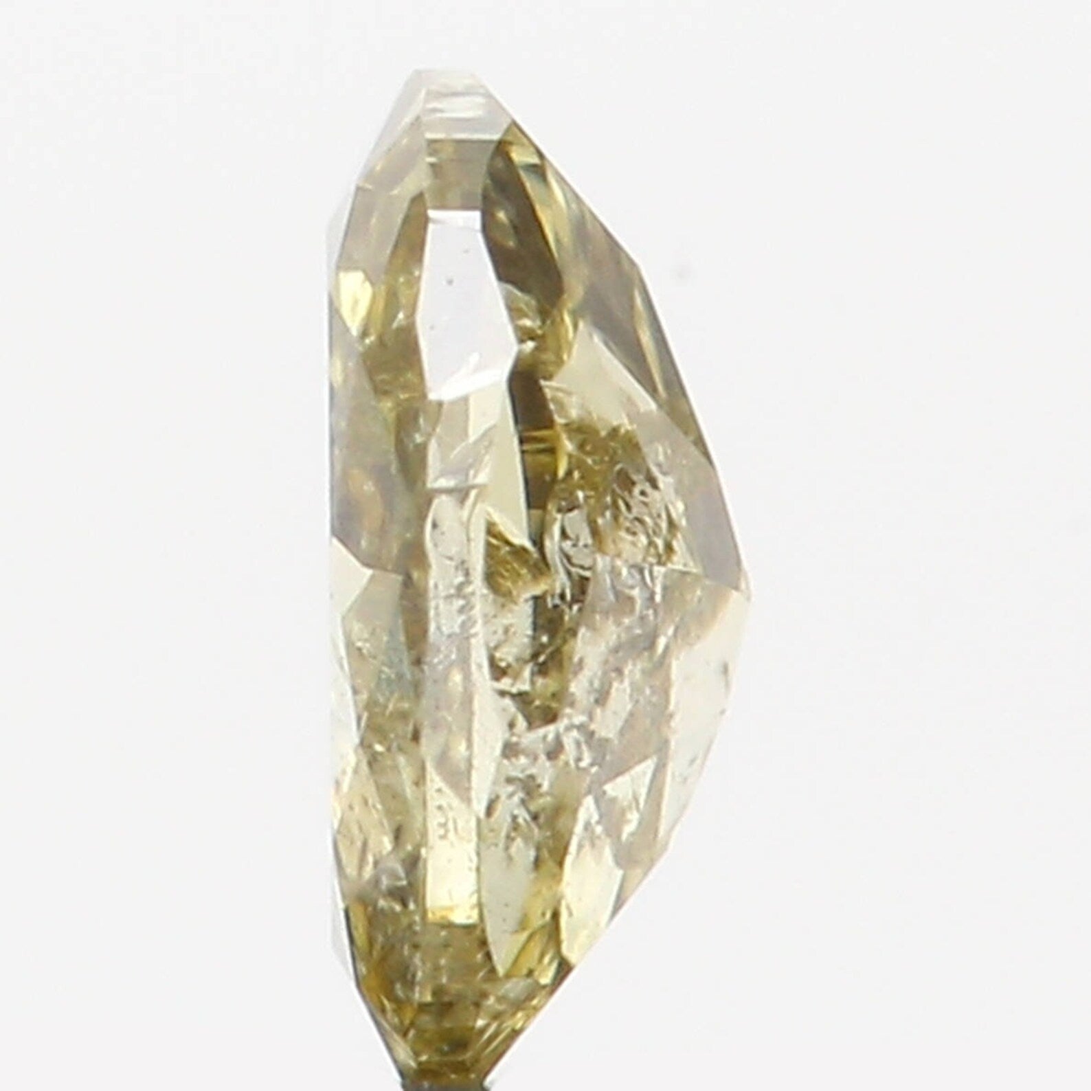 0.15 Ct Natural Loose Diamond Oval Green Color I2 Clarity 3.90 MM N7264