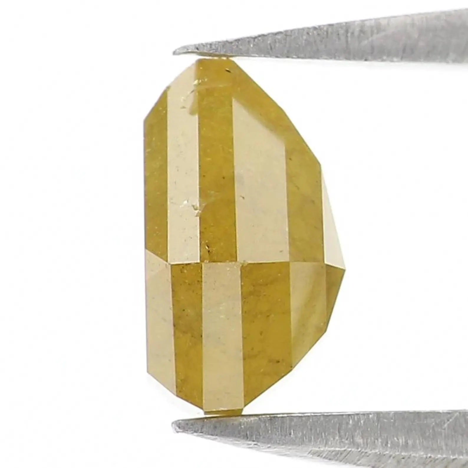 1.11 CT Natural Loose Shield Shape Diamond Yellow Color Shield Diamond 6.70 MM Natural Yellow Color Diamond Shield Rose Cut Diamond NQ738