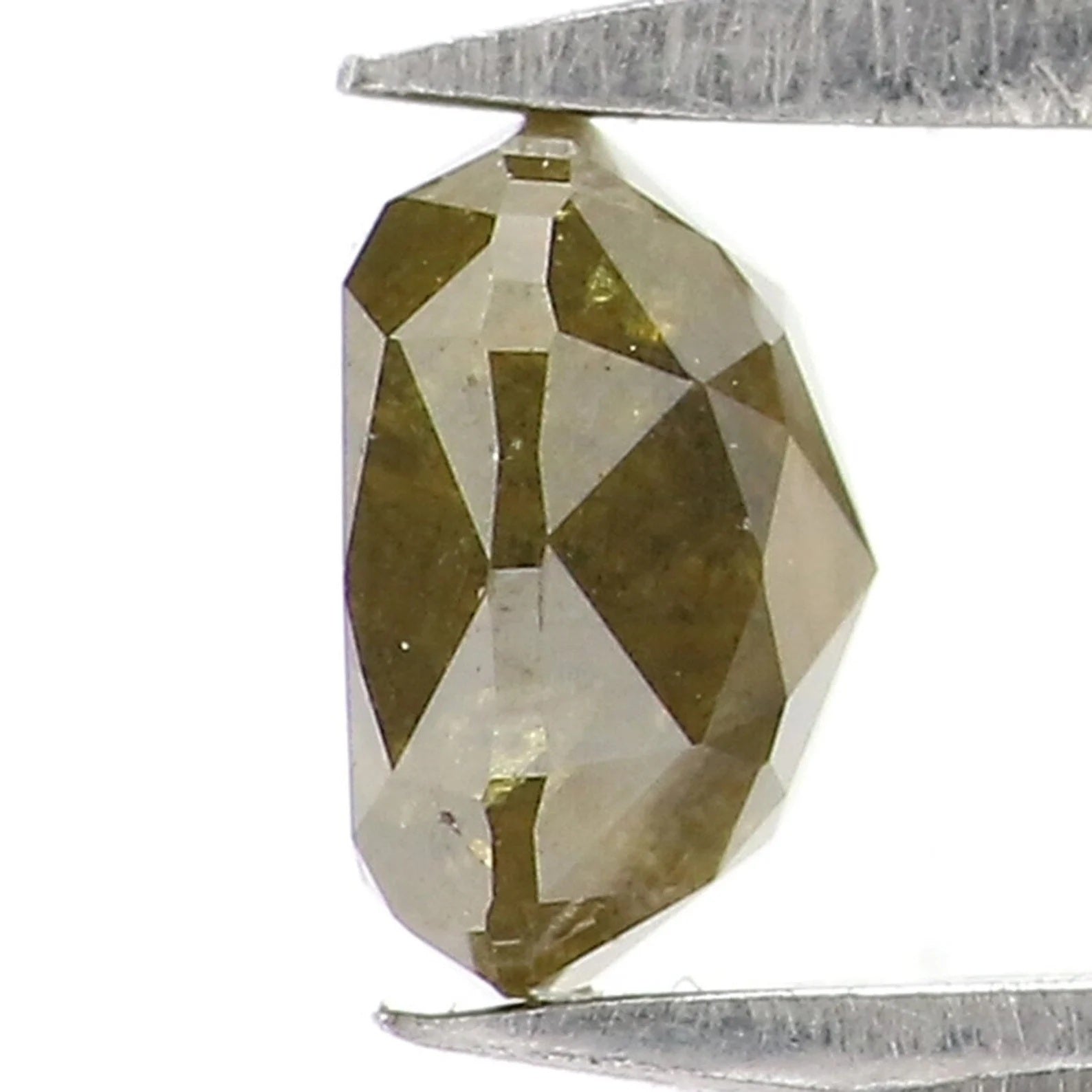 0.71 CT Natural Loose Oval Shape Diamond Green Color Oval Cut Diamond 5.35 MM Natural Loose Diamond Oval Shape Rose Cut Diamond NQ2380