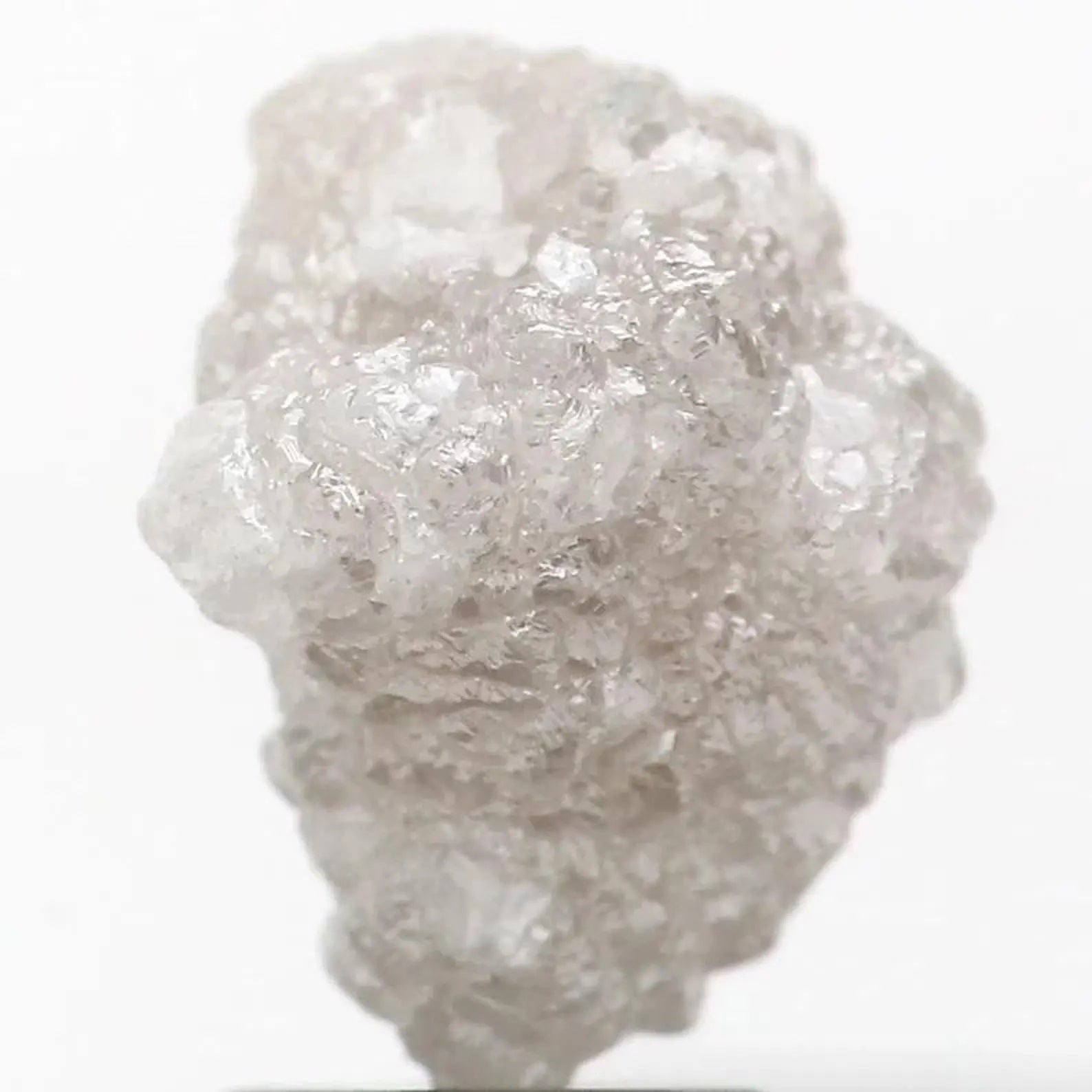 3.54 CT Natural Loose Rough Shape Diamond Grey Color Rough Cut Diamond 10.50 MM Natural Loose White Color Rough Irregular Cut Diamond NQ149